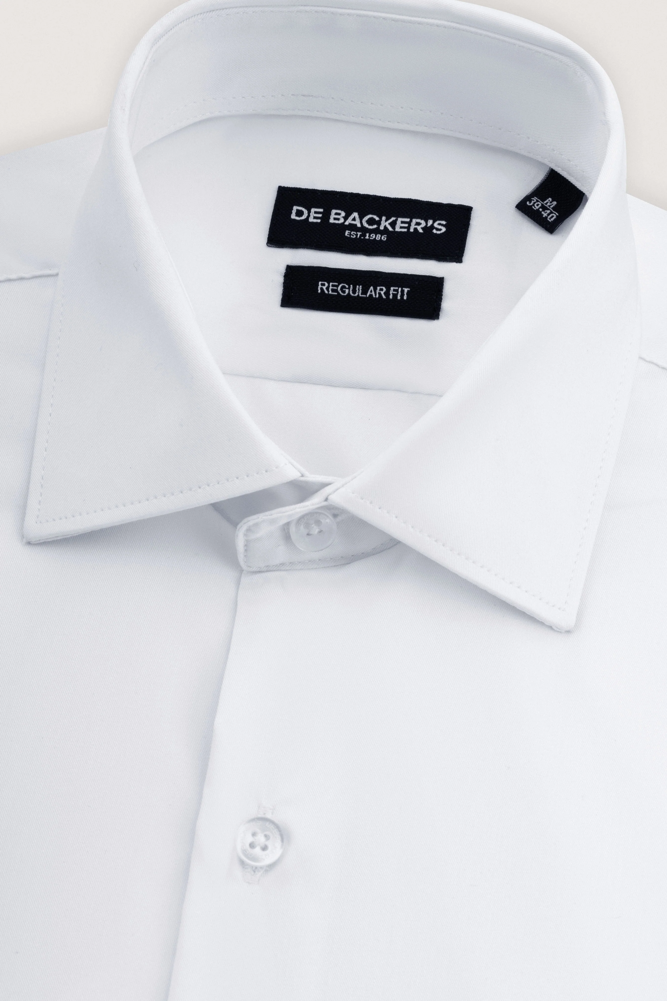 White Bamboo Blend Classic Shirt - Image 2
