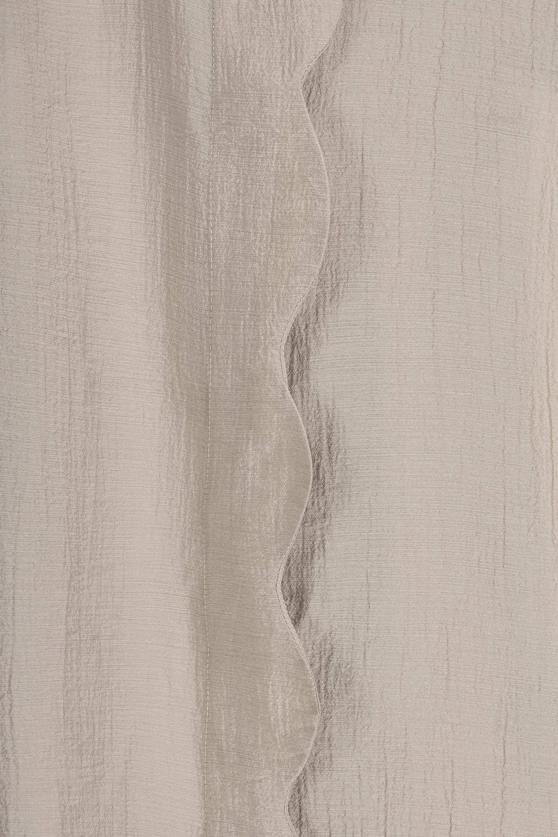 Beige Button-Down Women's Shirt - Image 3