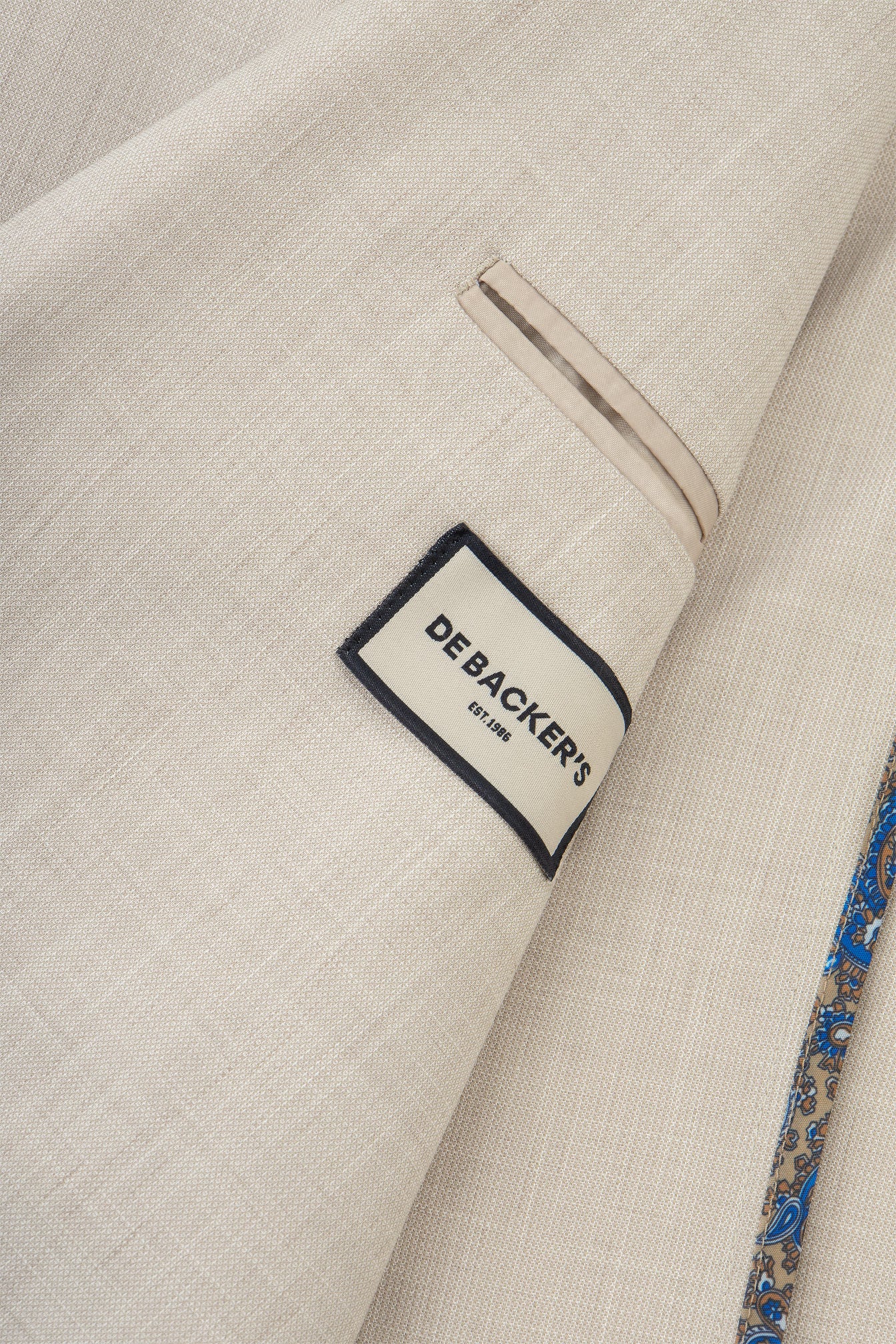 Beige patterned Casual Blazer - Image 7