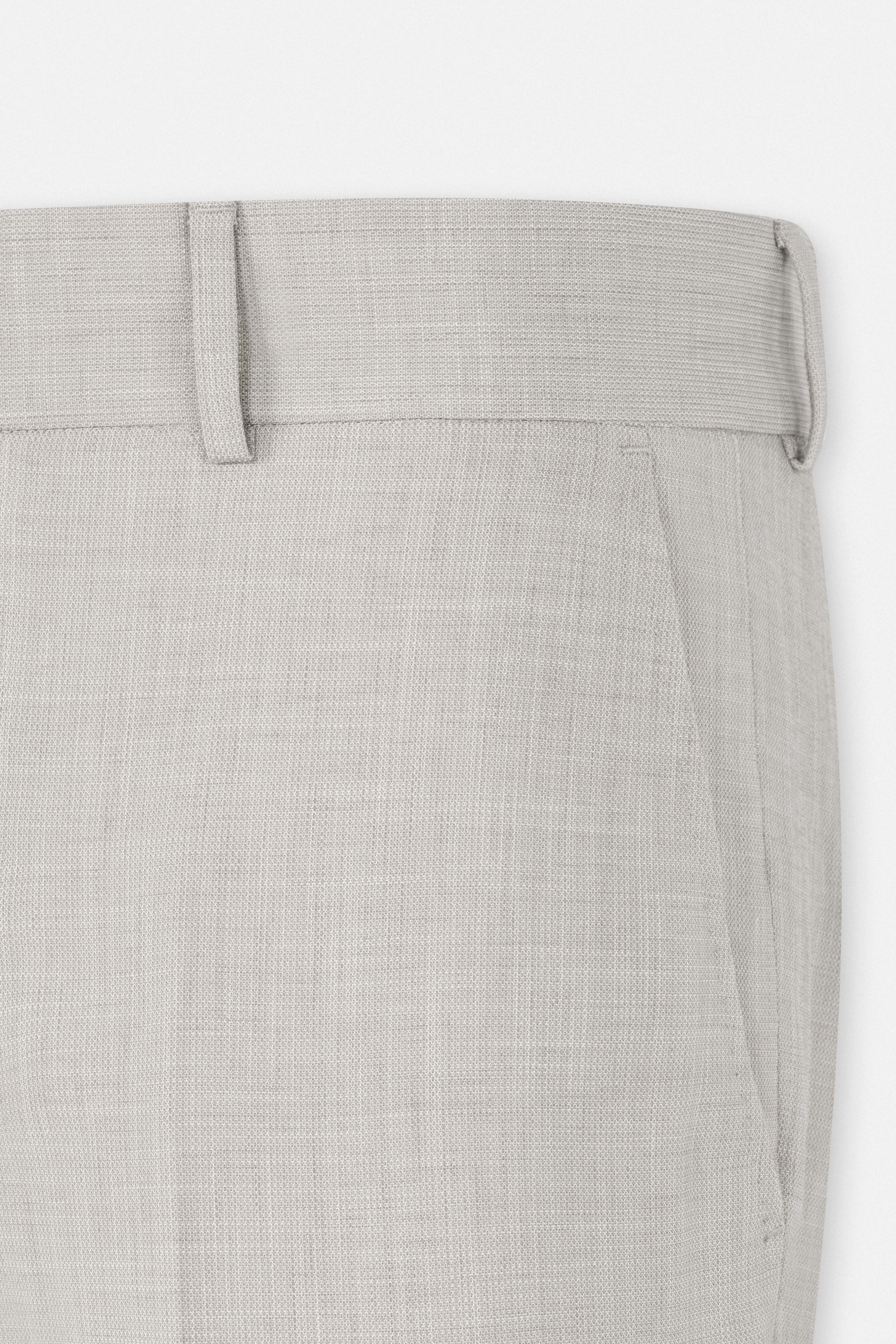 Light Beige Smart Casual Pants - Image 2