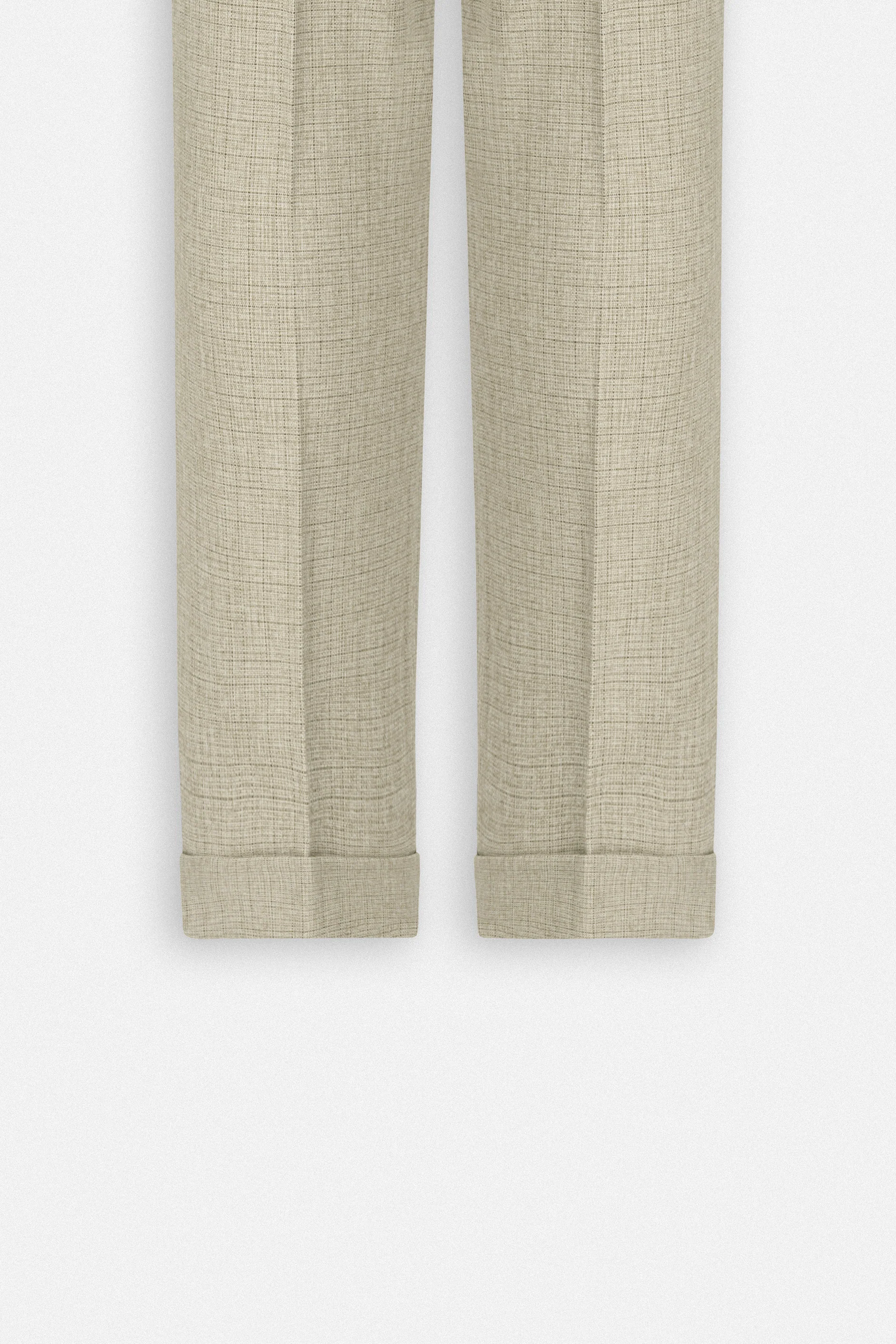 Beige Smart Casual Pants - Image 3