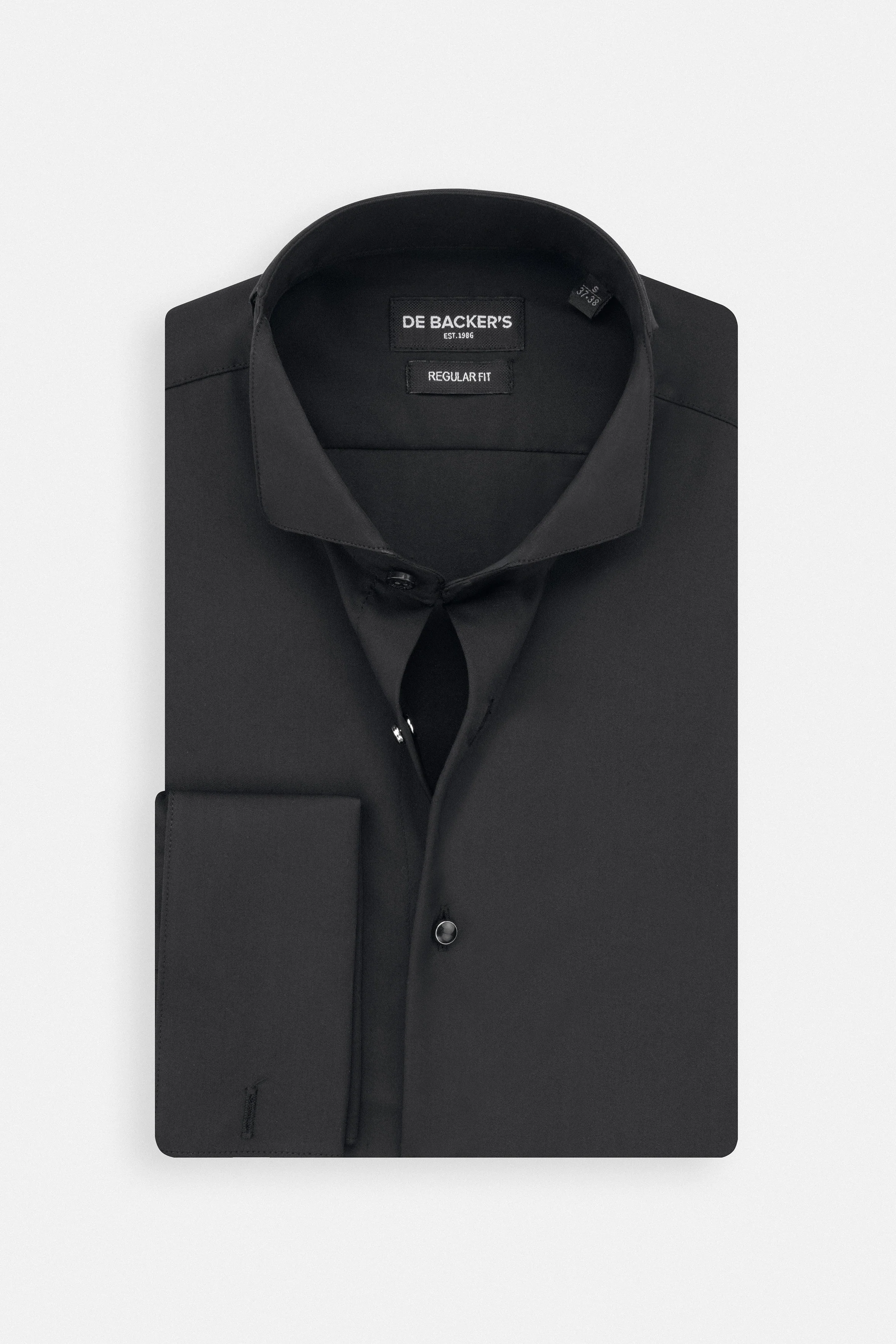 Black Bamboo Blend Wingtip Shirt