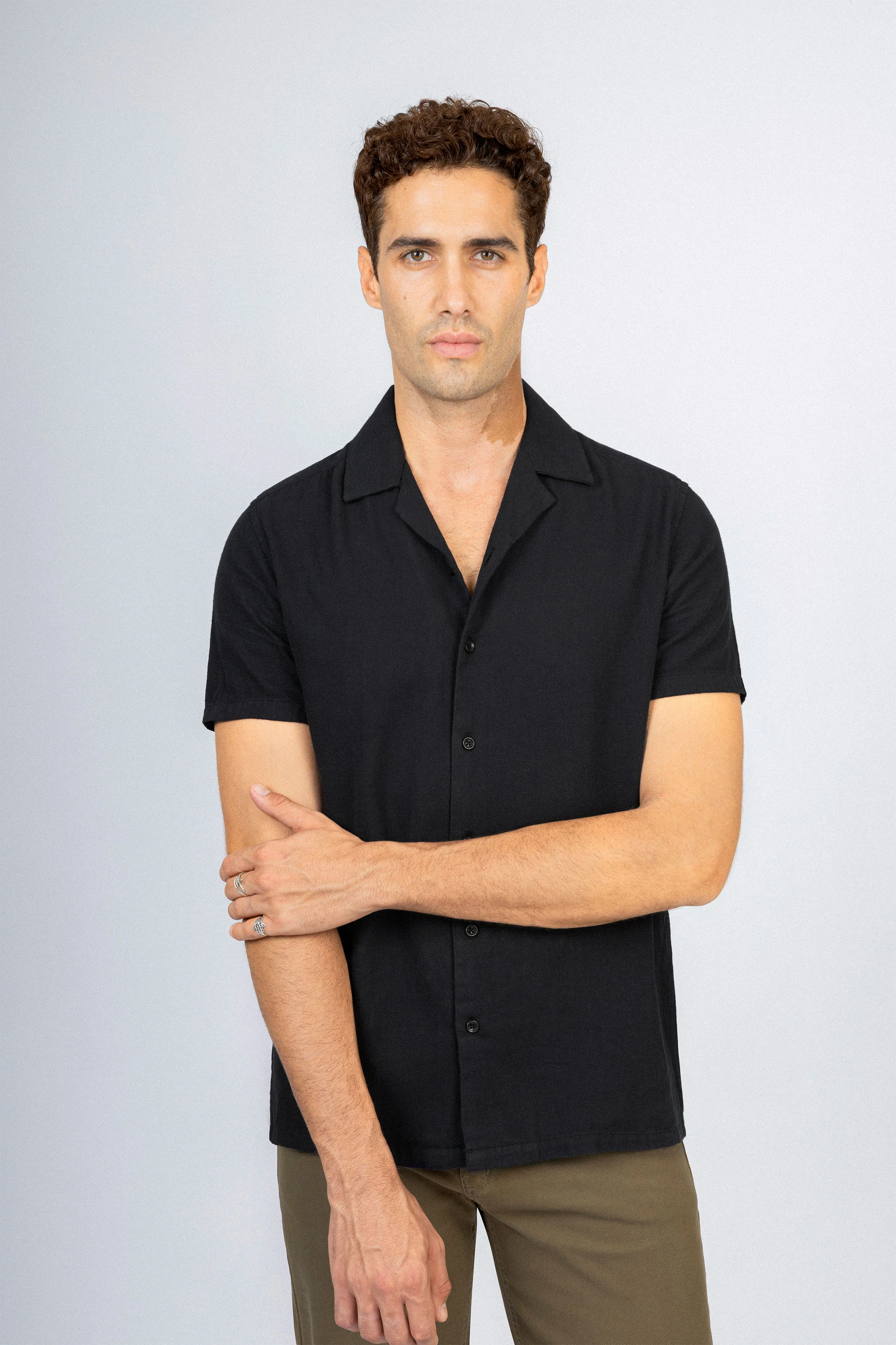 Black Short Sleeves Shirt - Image 2