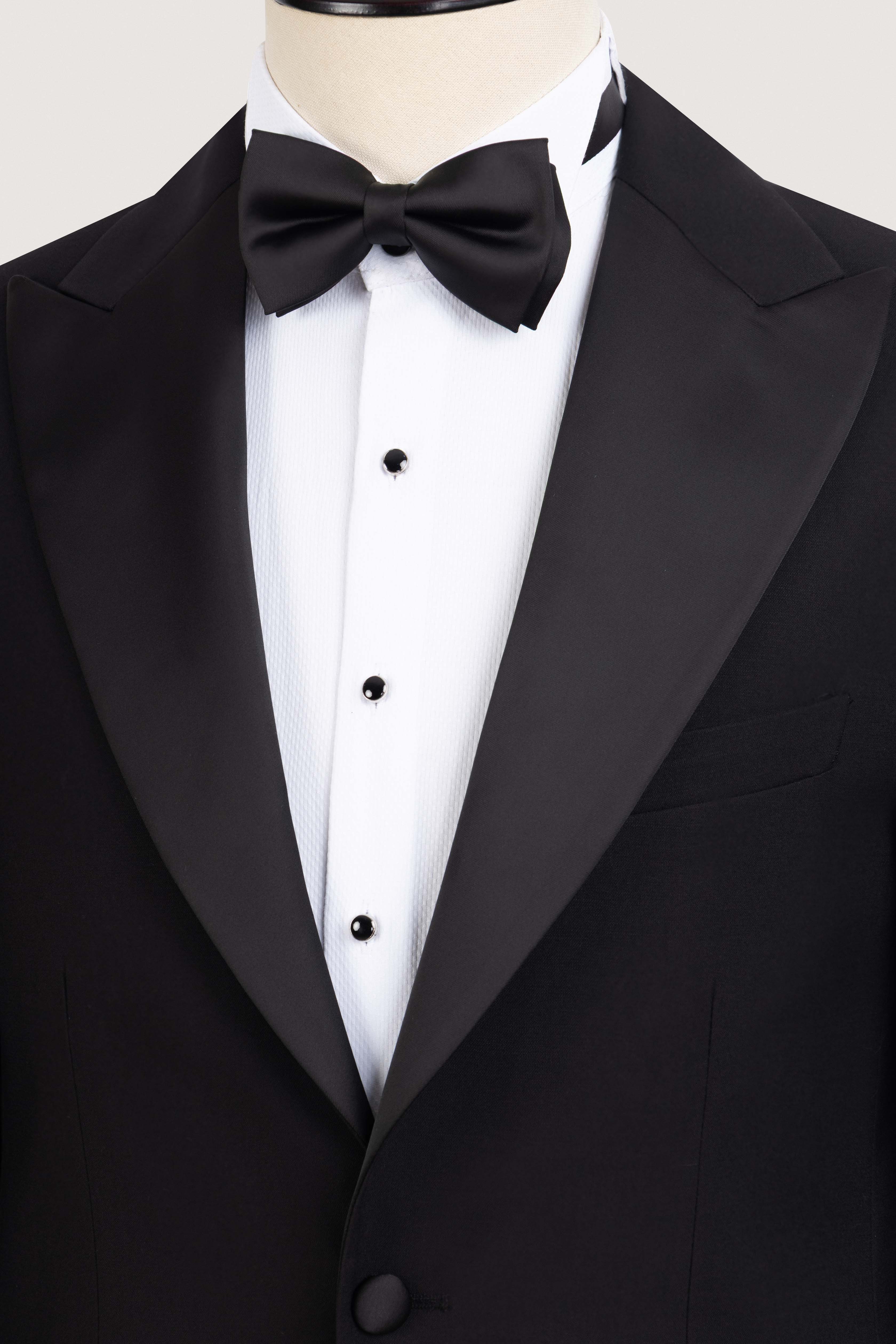 Black Solid Tuxedo - Image 2