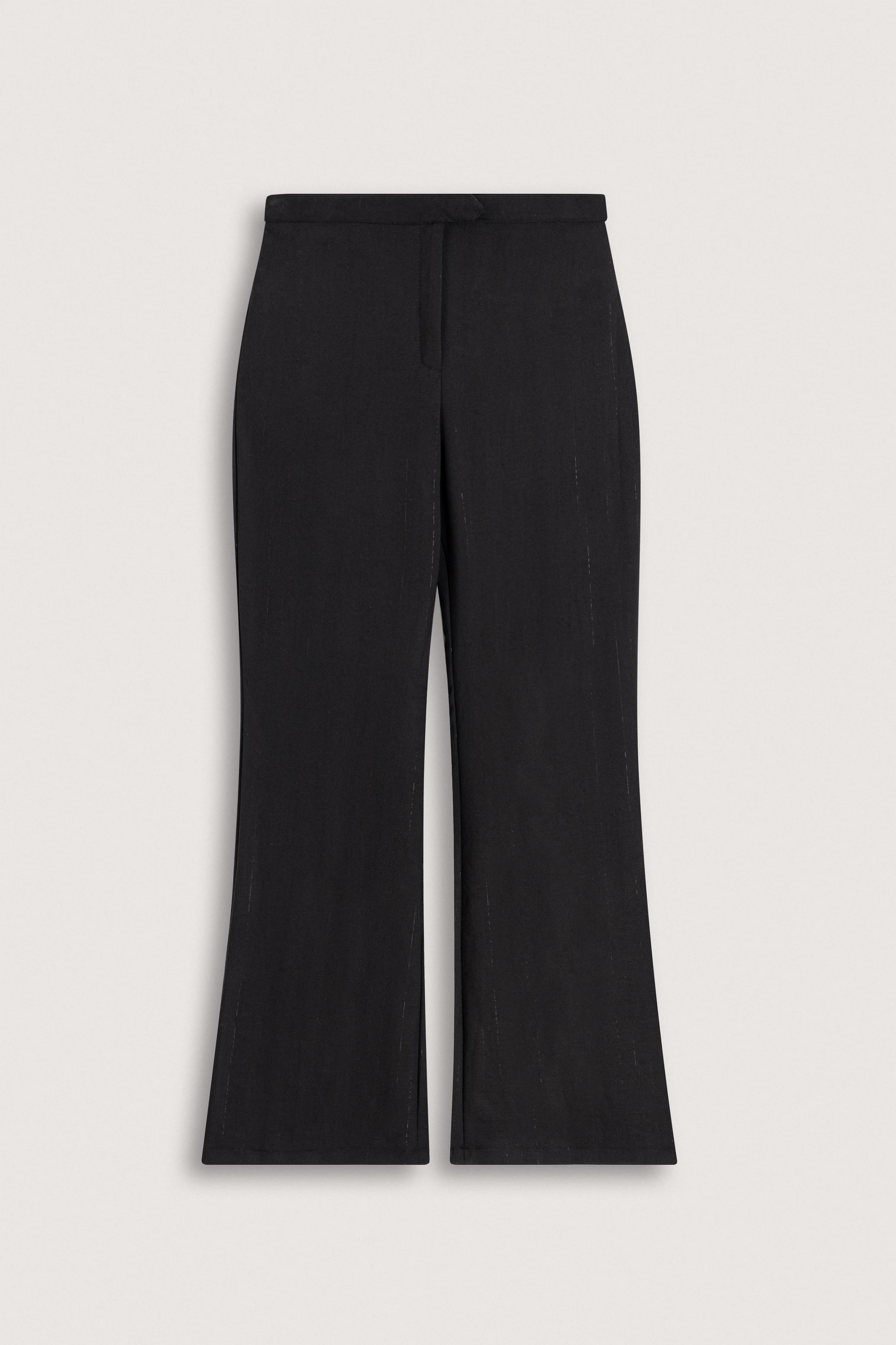 Black Textured Classic Women's Suit - Image 4