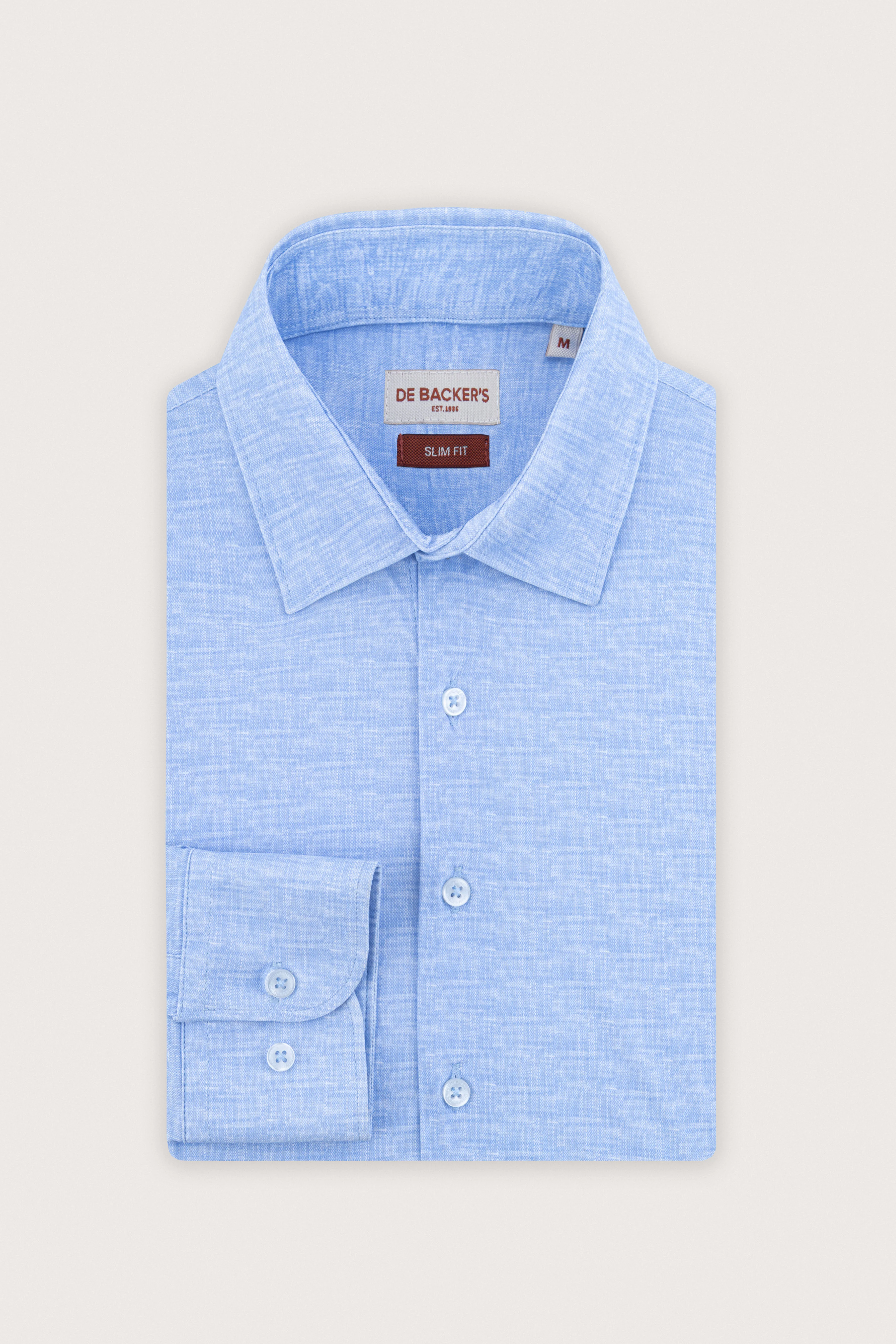 Blue Patterned Casual Shirt