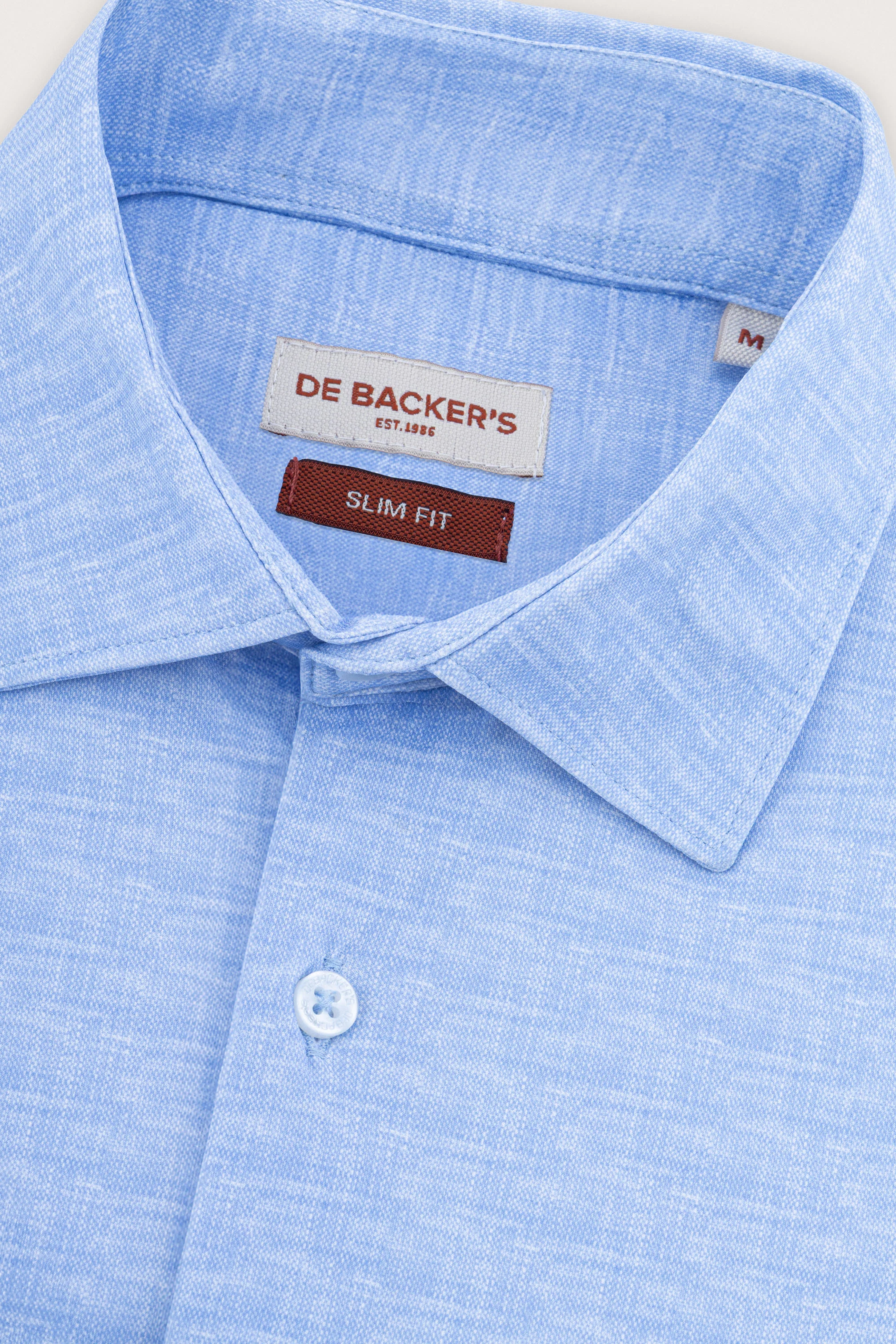 Blue Patterned Casual Shirt - Image 2