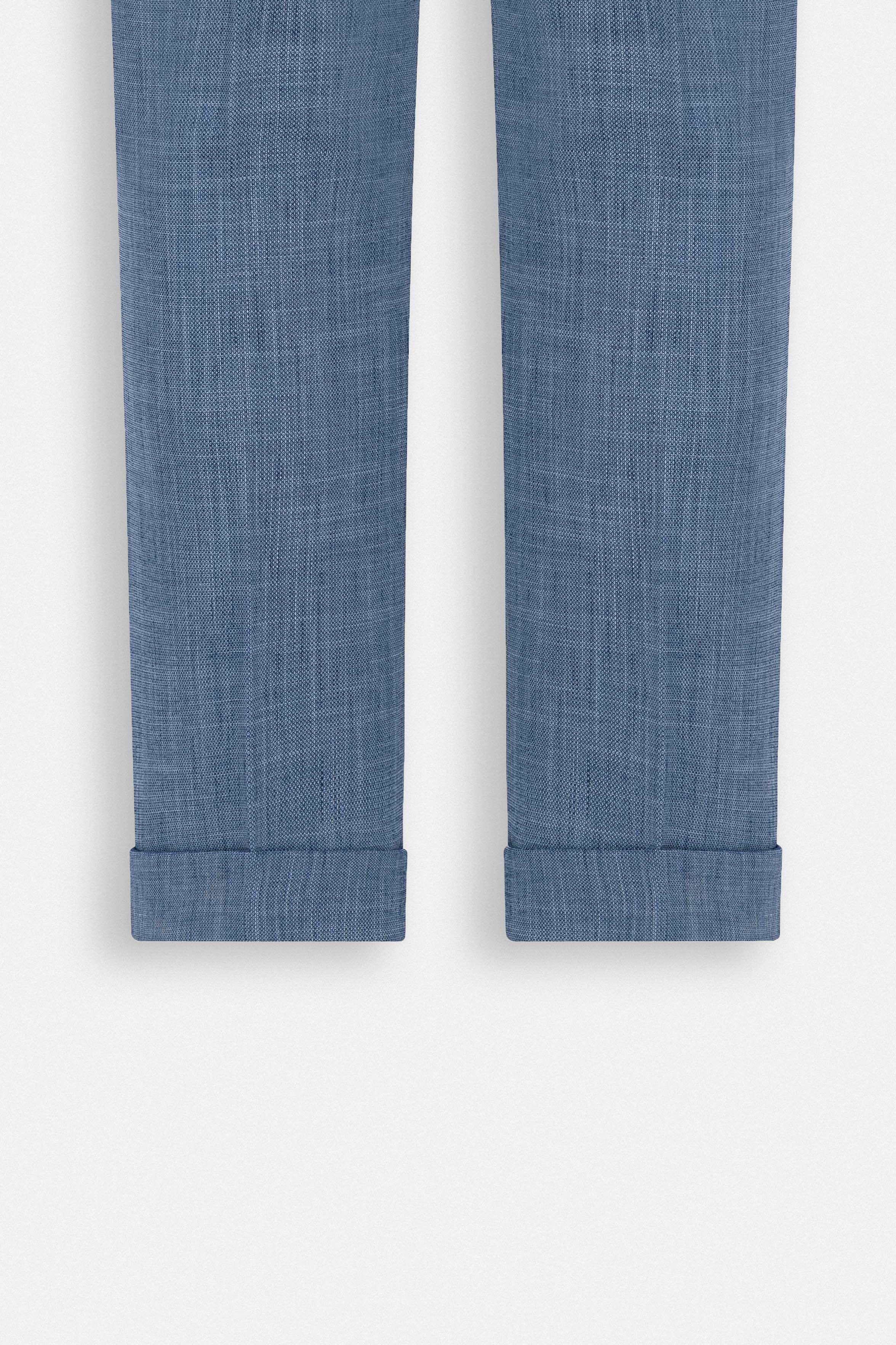Blue Smart Casual Pants - Image 6