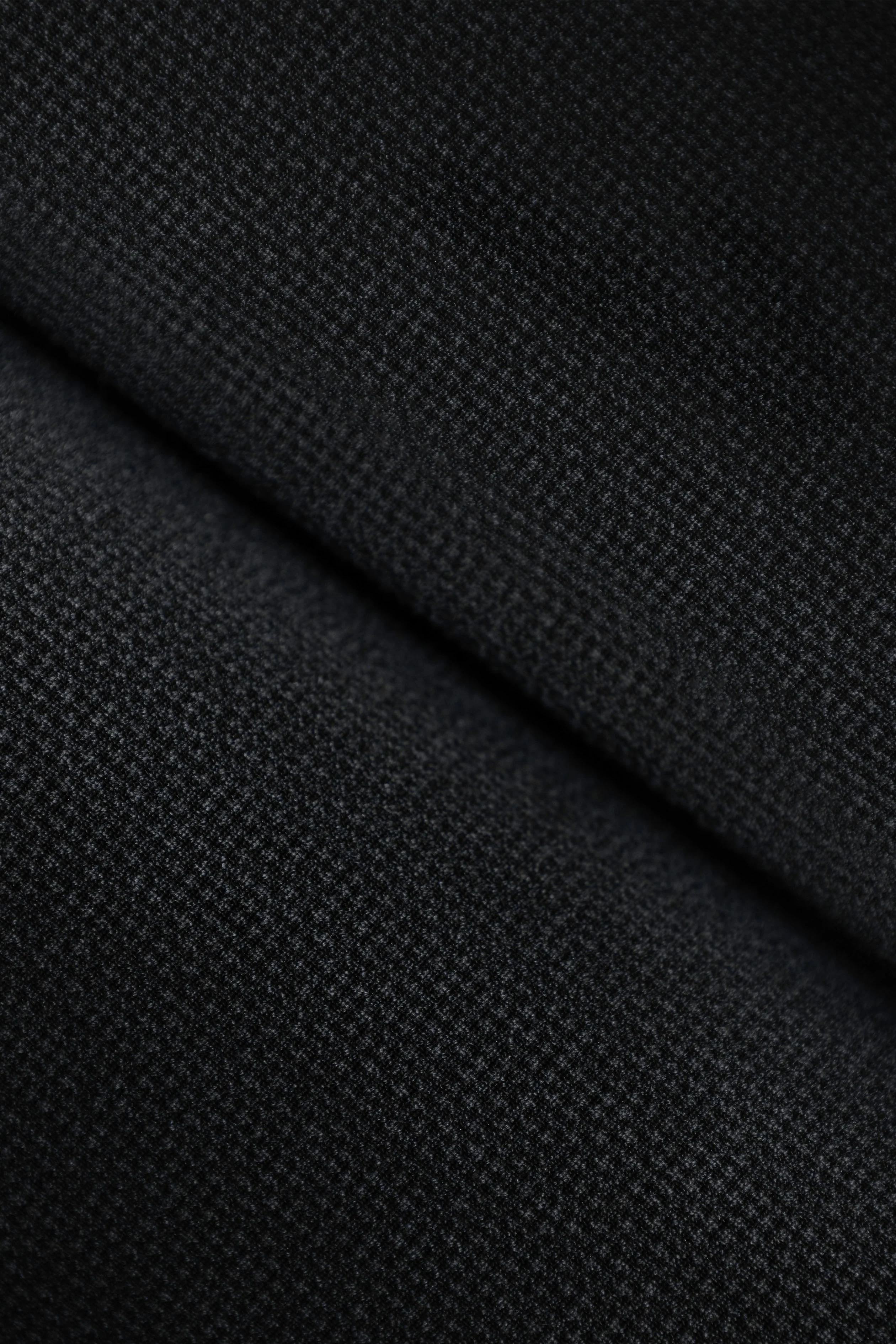 Black Micro Textured Over-Shirt - Image 4