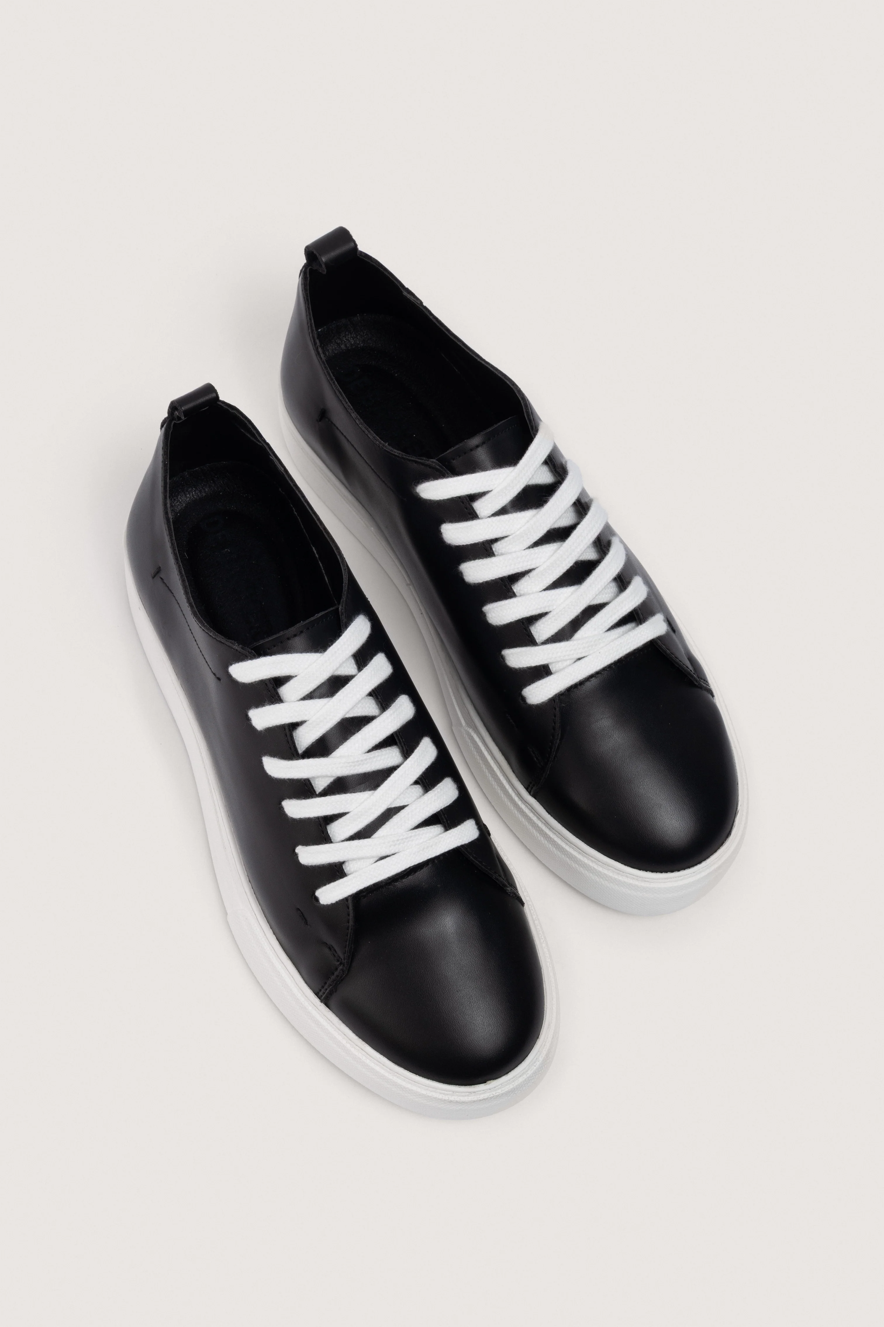 Black Leather sneakers