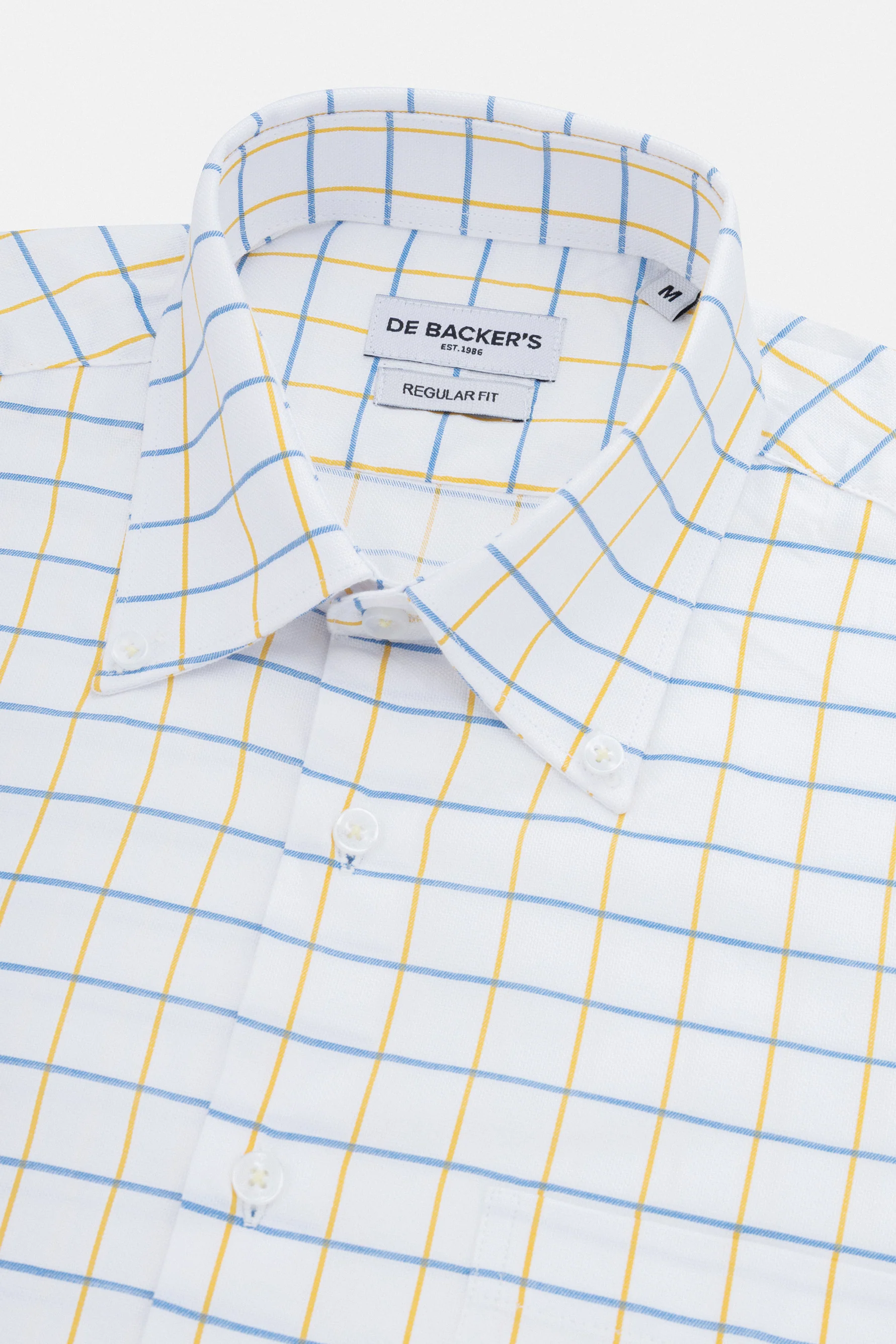 Checked Yellow Short Sleeves Shirt - Image 2