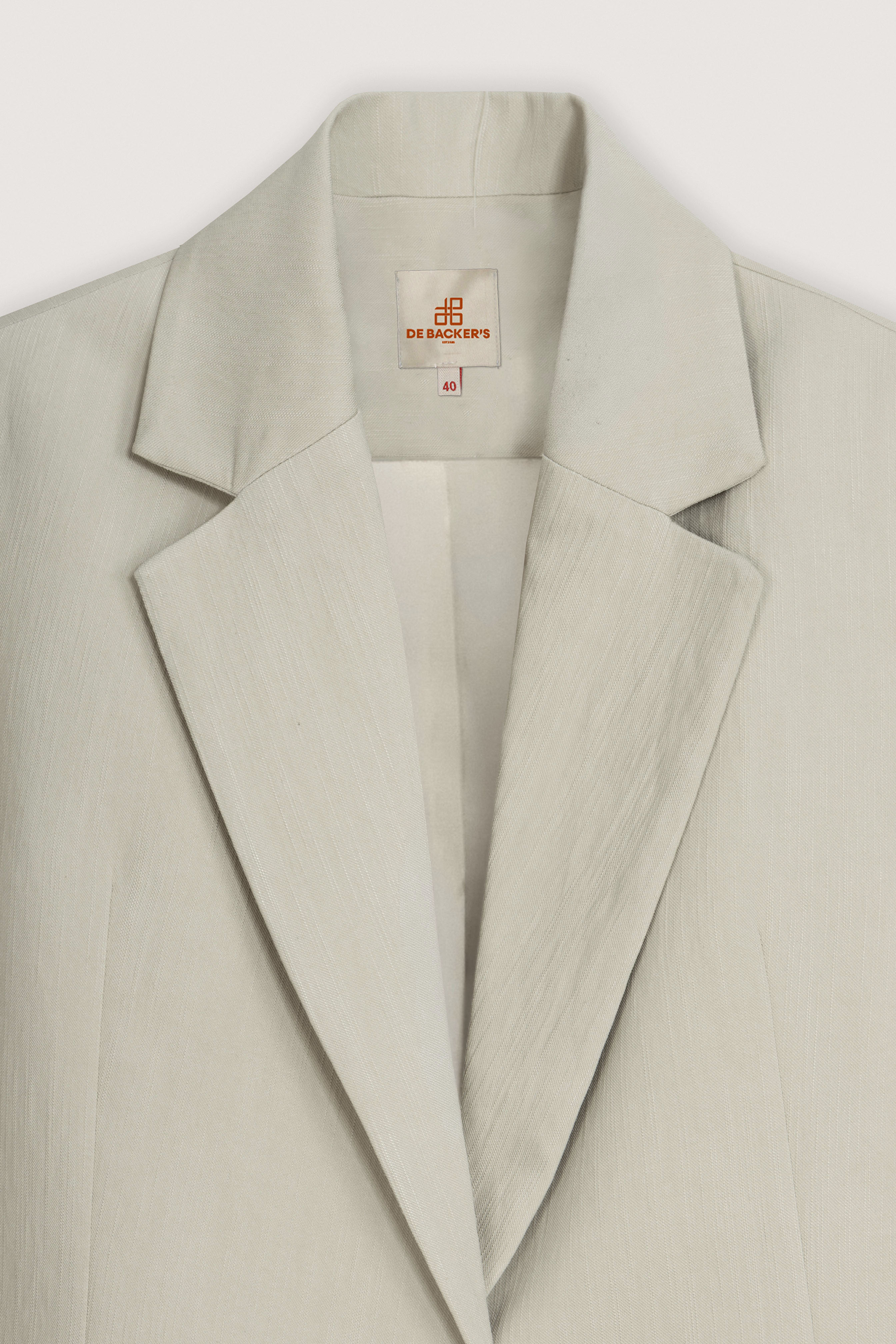 Beige Classic Women's Blazer - Image 2