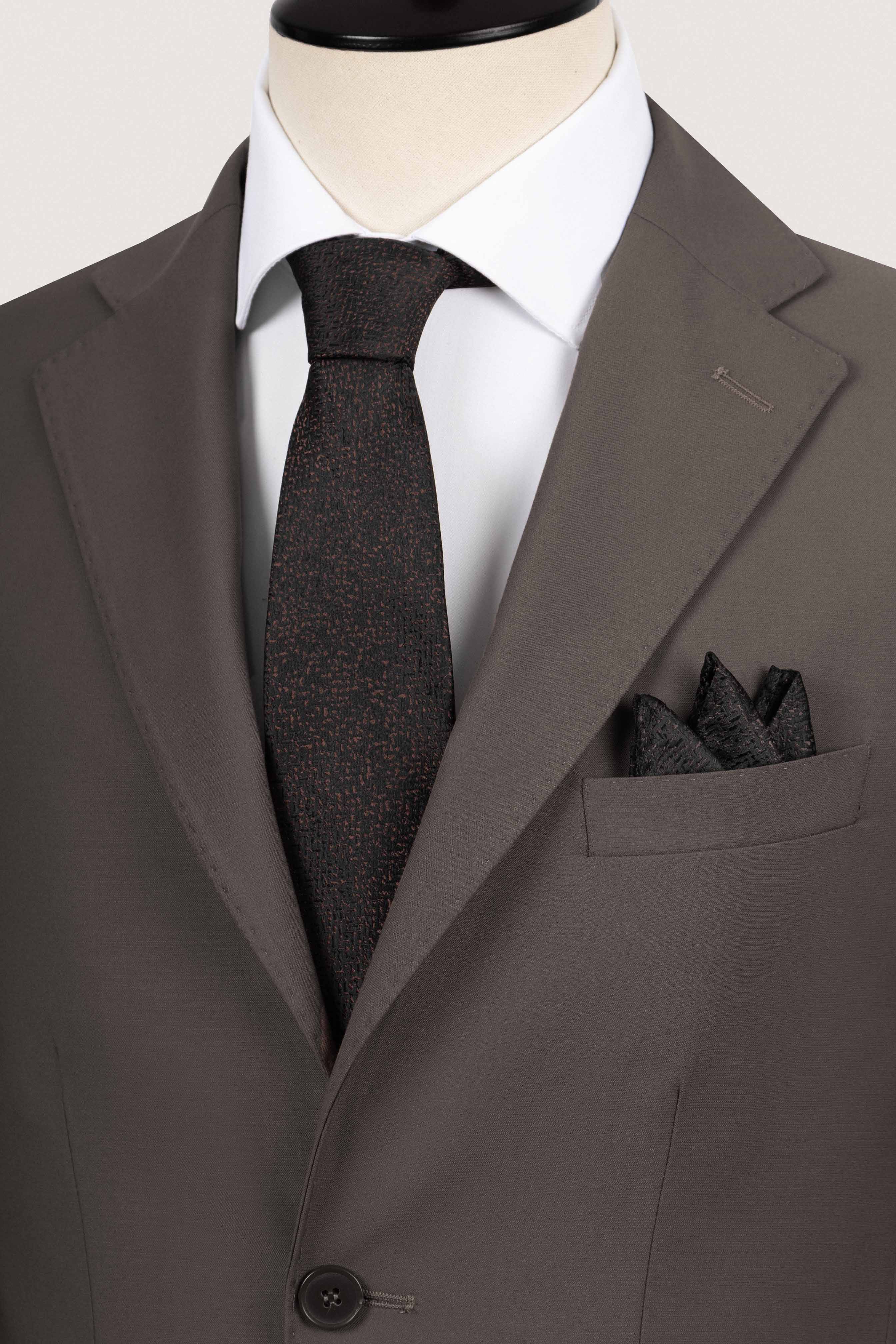 Coffee Bamboo Classic Suit - Image 2