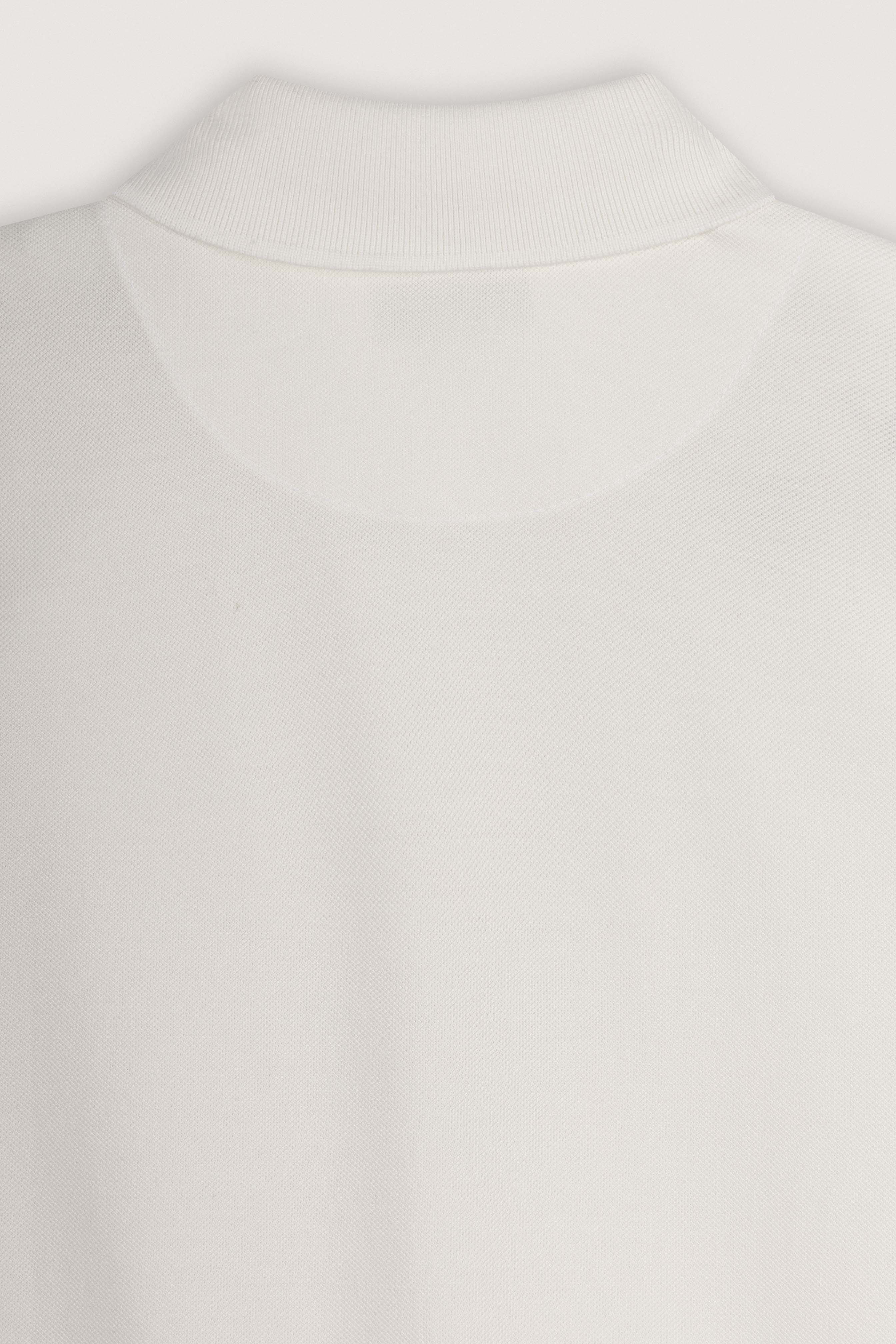 Crème Pique Polo T-Shirt - Image 3