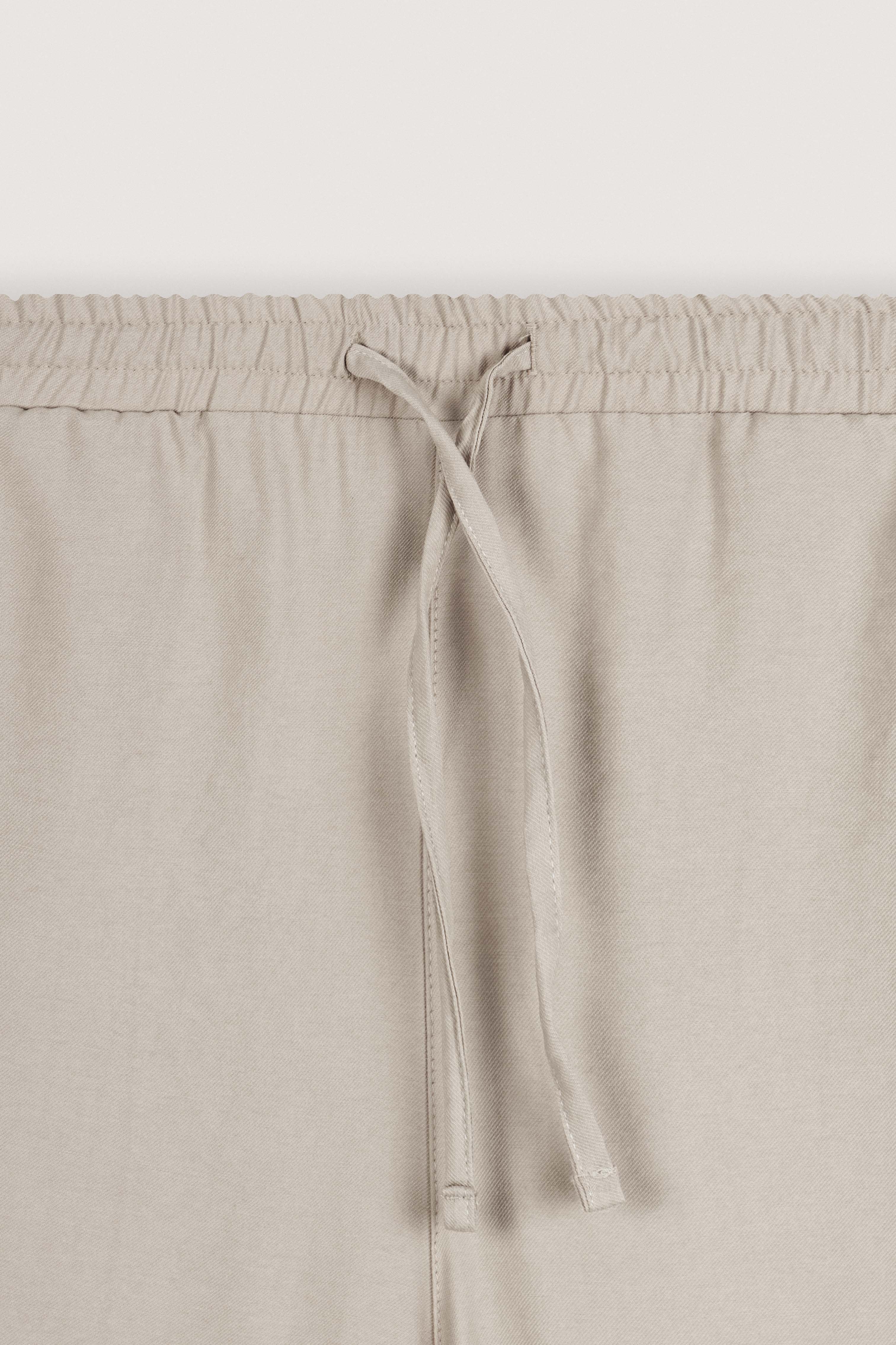 Dark Beige Wide-Leg Casual Women's Pants - Image 2