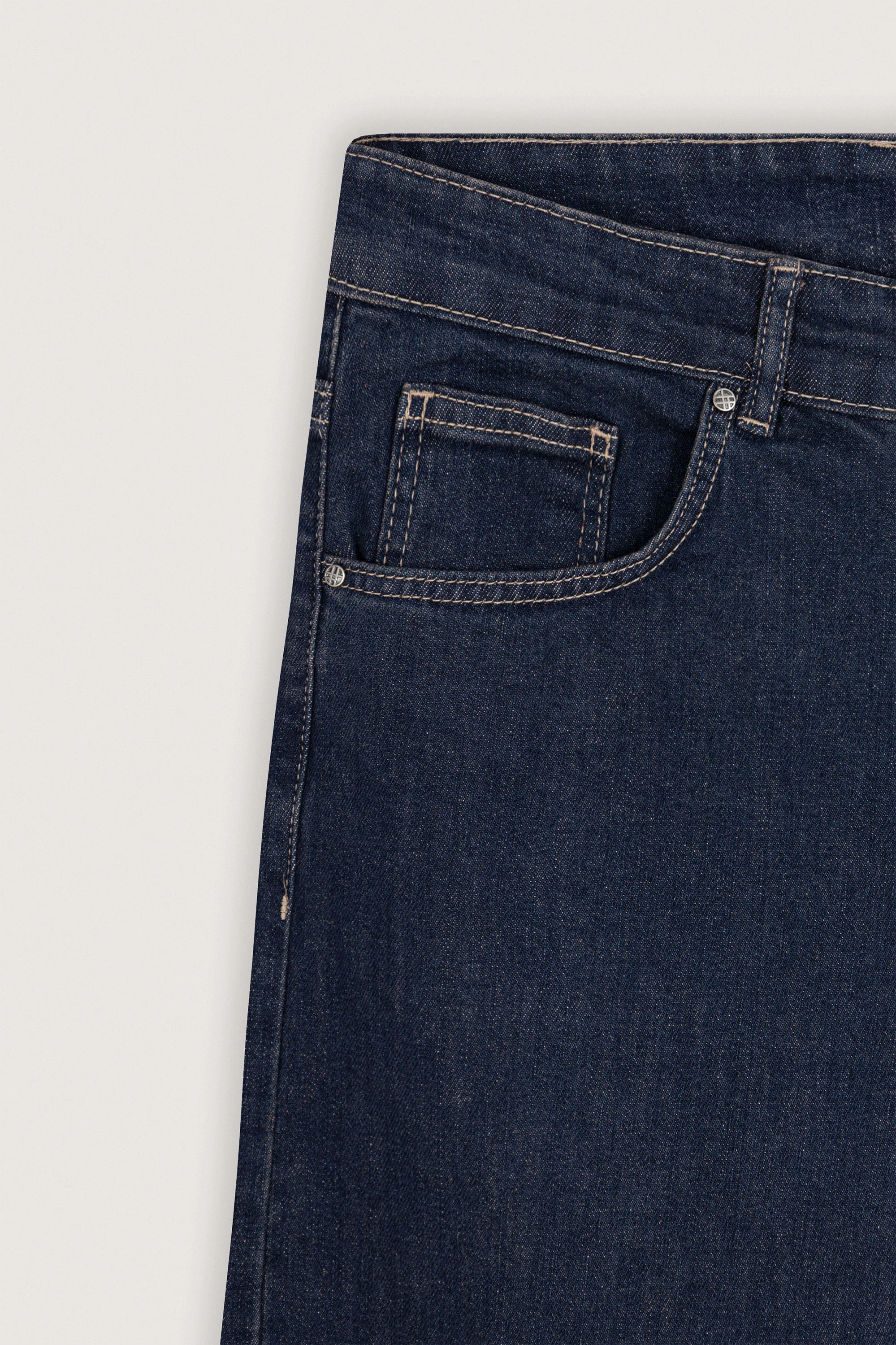 Dark Indigo Washed Jeans - Image 3