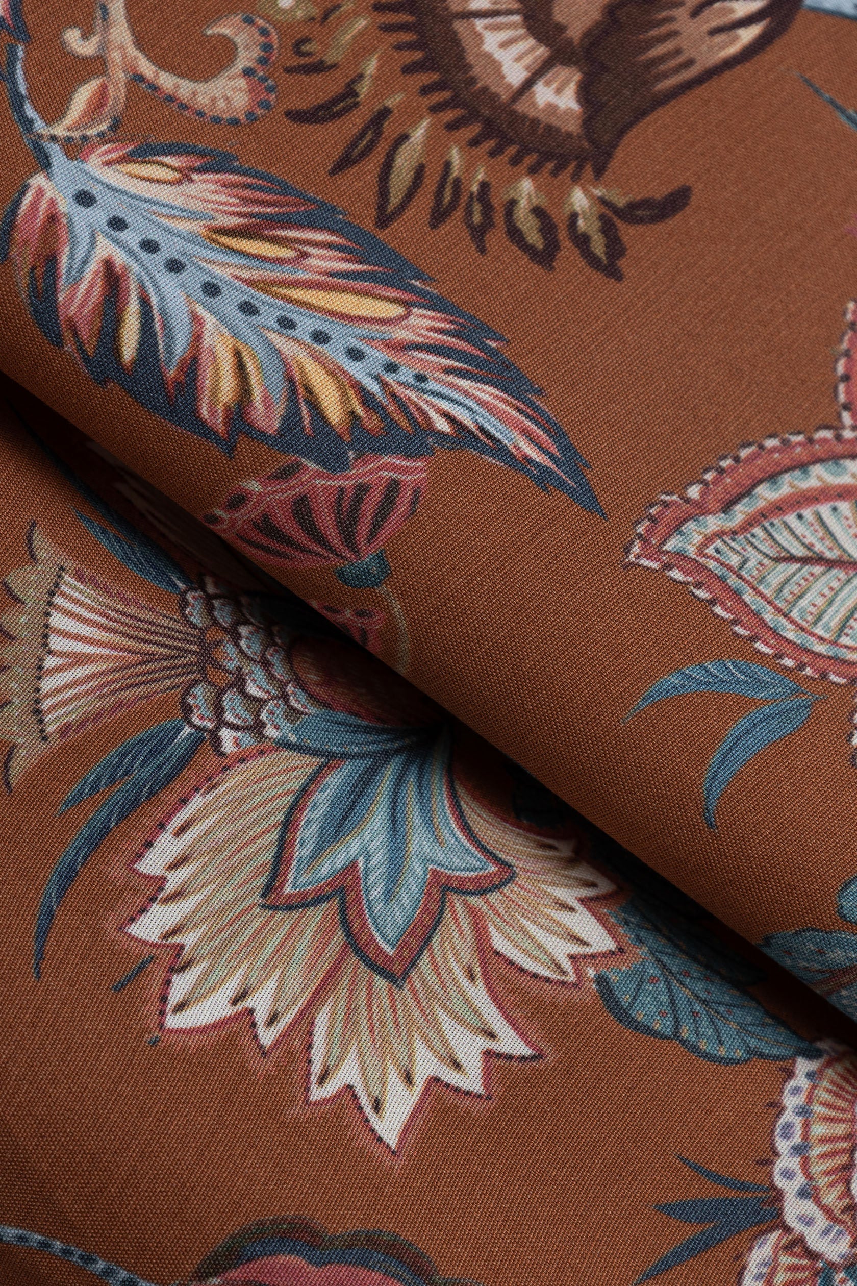 Giraffe Brown Floral Women's Shirt - Image 4
