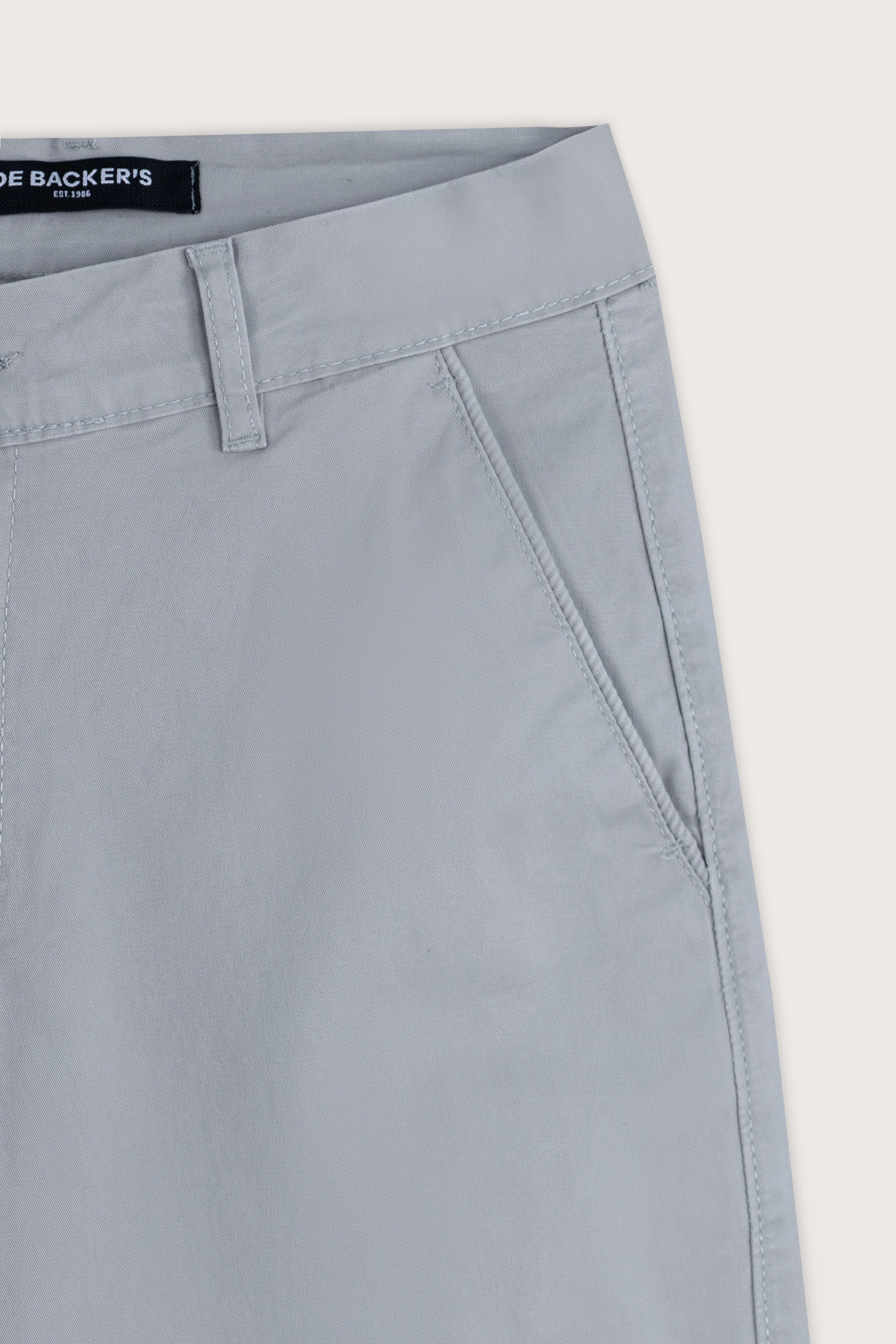 Gray Chino Gabardine Pant - Image 3