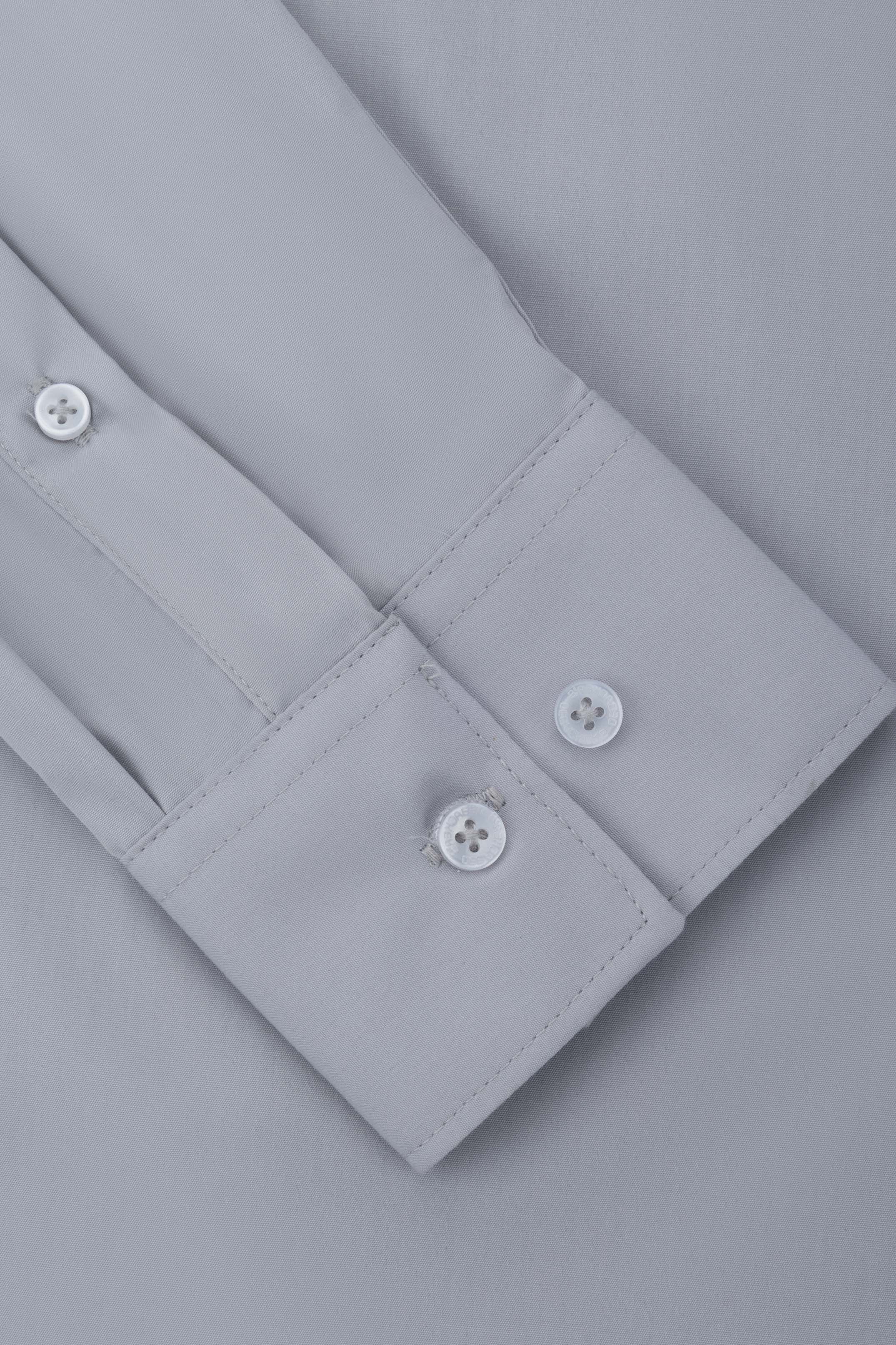 Gray Dacron Basic Classic Shirt - Image 3