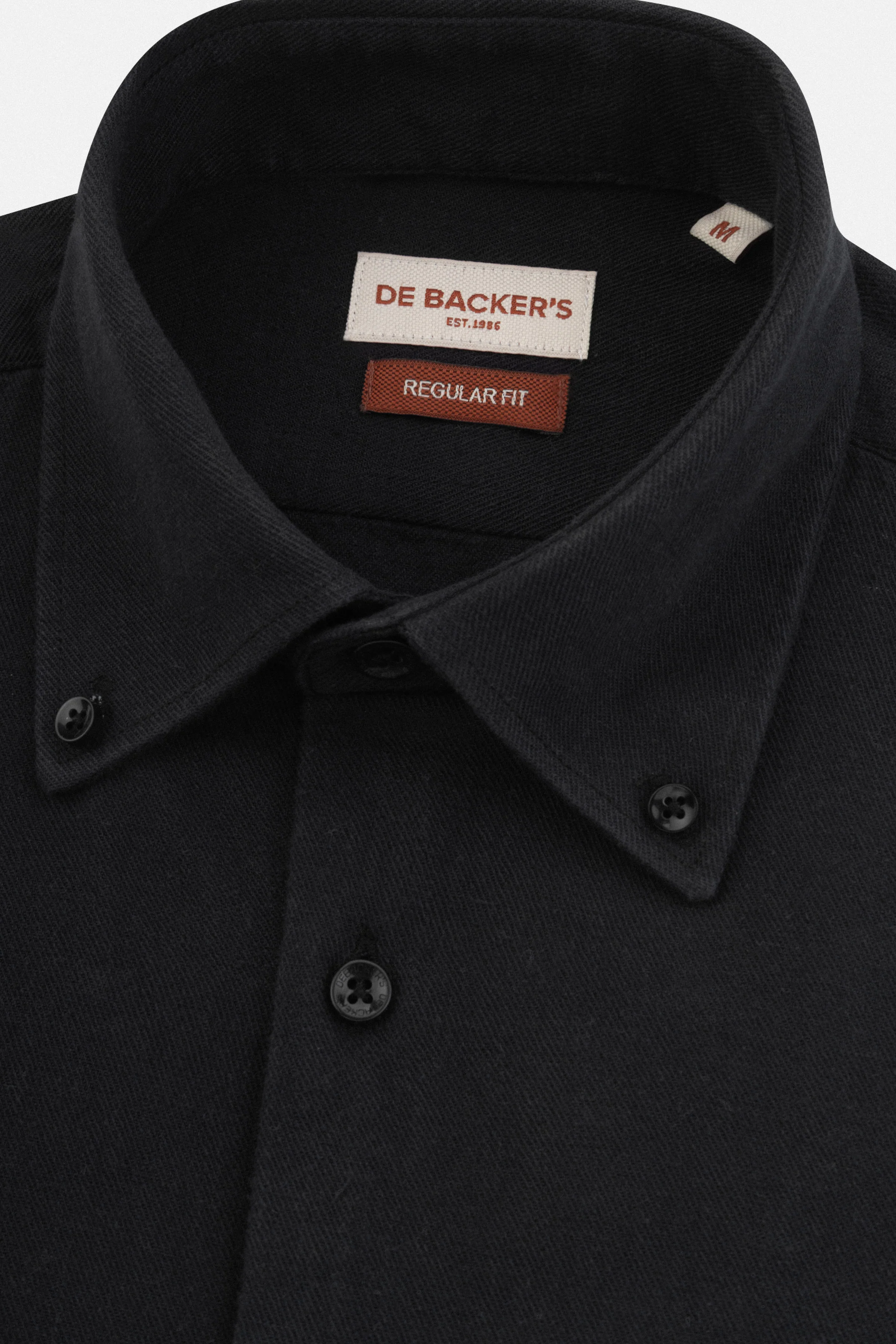 Jacquard Black Casual Shirt - Image 2