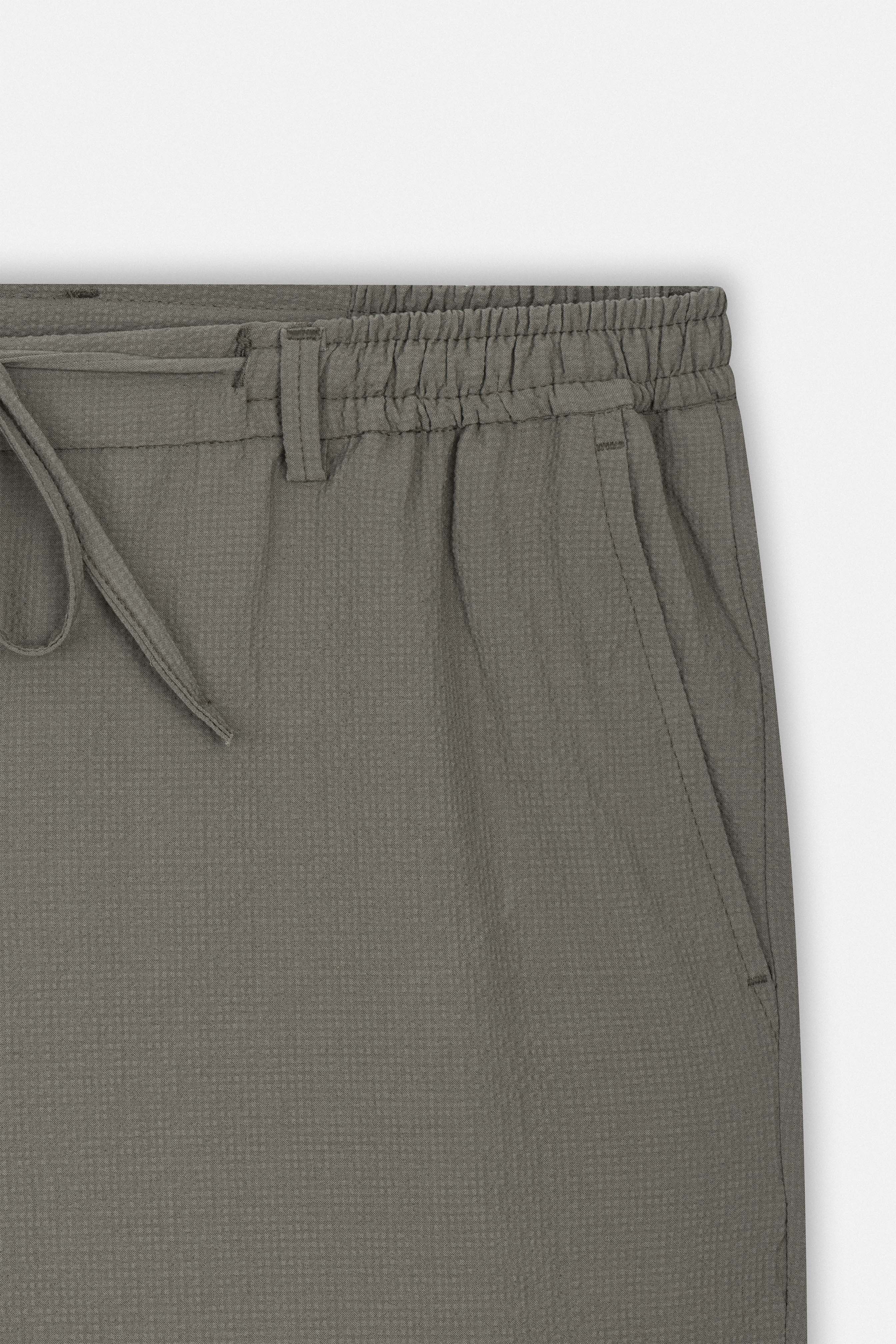 Laced-Up Camel Casual pants - Image 3