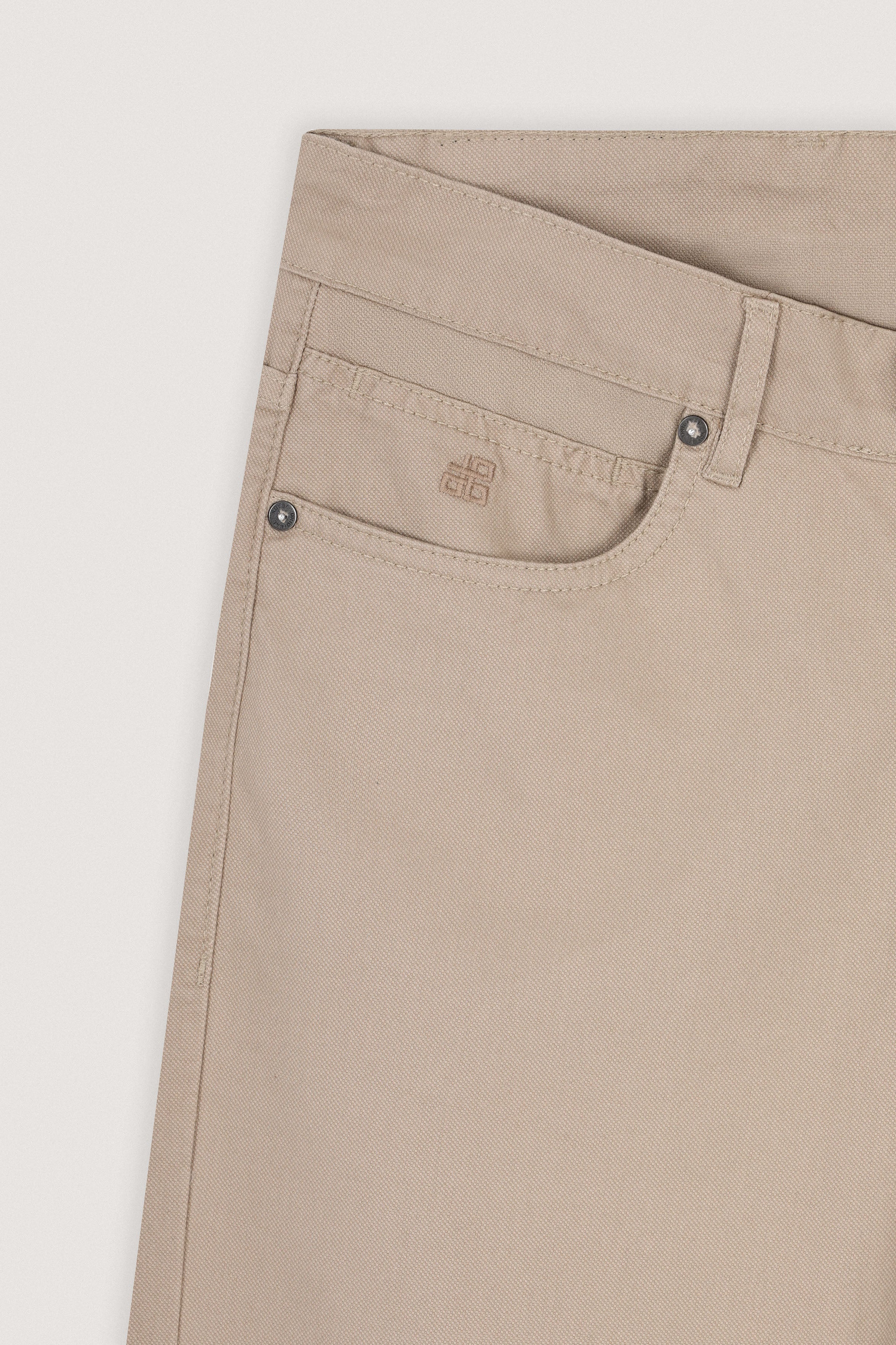 Light Beige Gabardine Pant - Image 3
