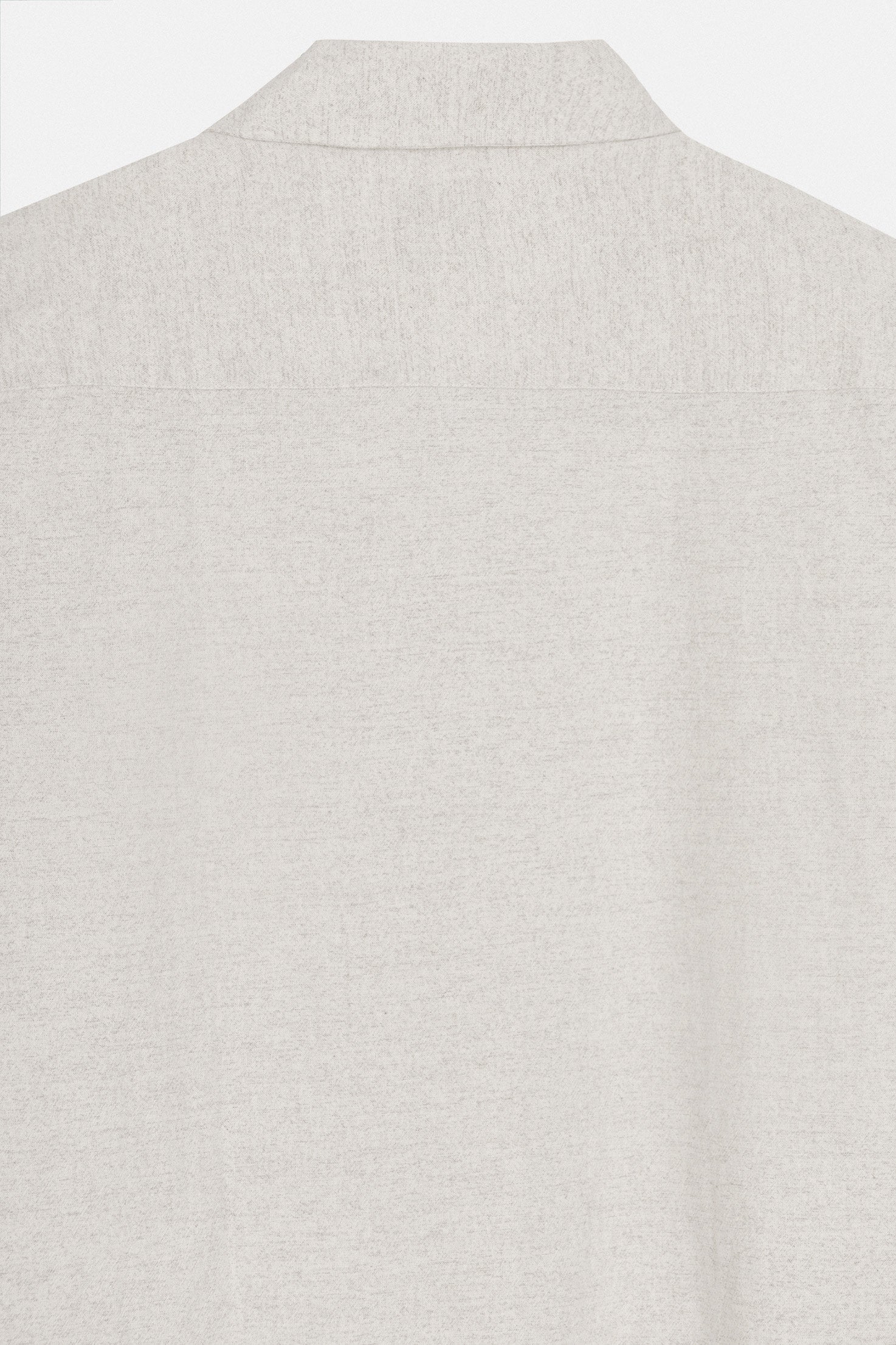Light Beige Linen Blend Short Sleeves Shirt - Image 3