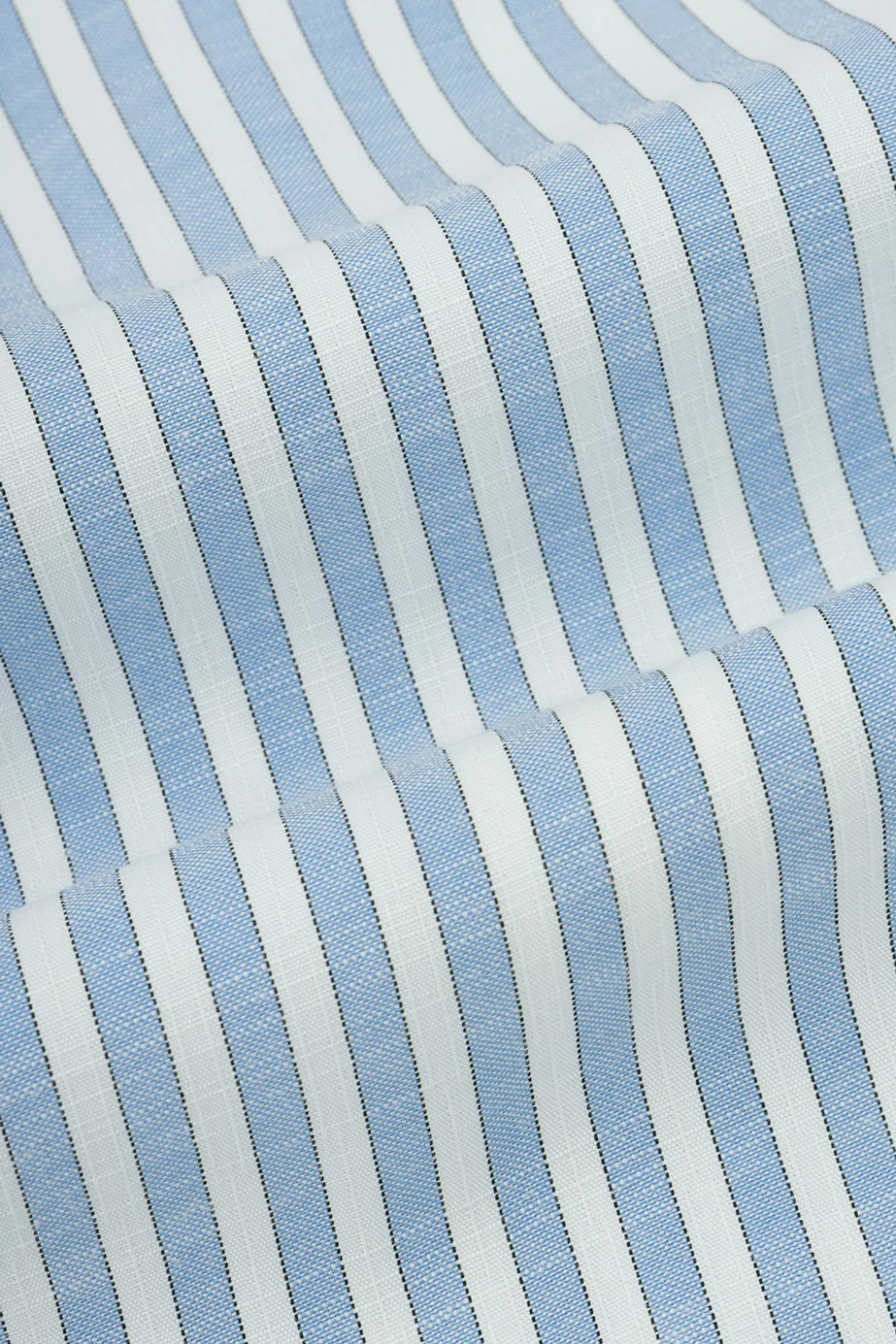 Striped Light Blue Casual Shirt - Image 4