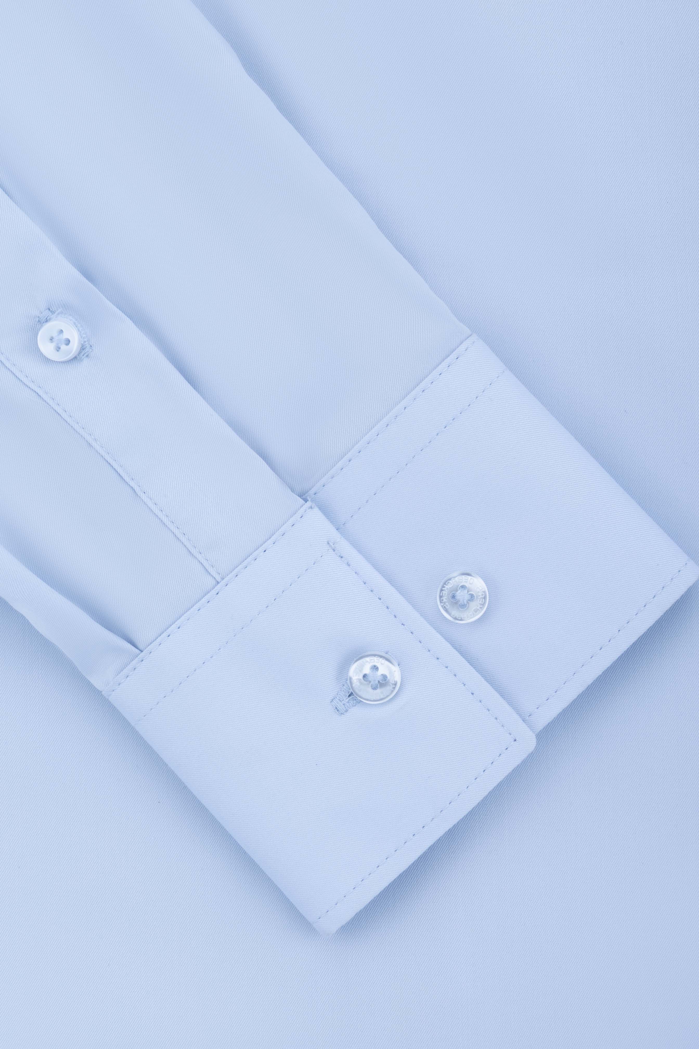 Light Blue Dacron Basic Classic Shirt - Image 3
