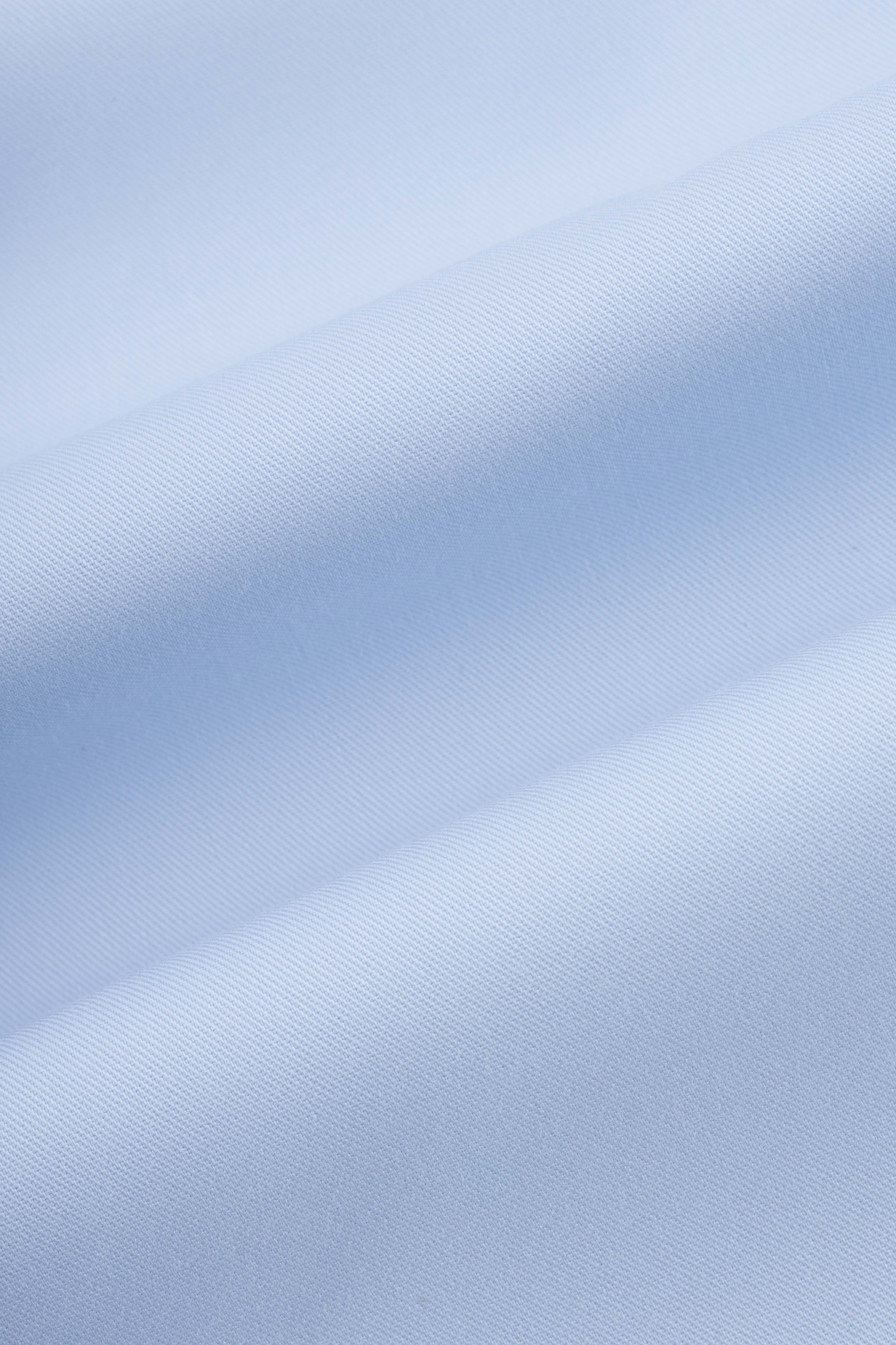 Light Blue Dacron Basic Classic Shirt - Image 4