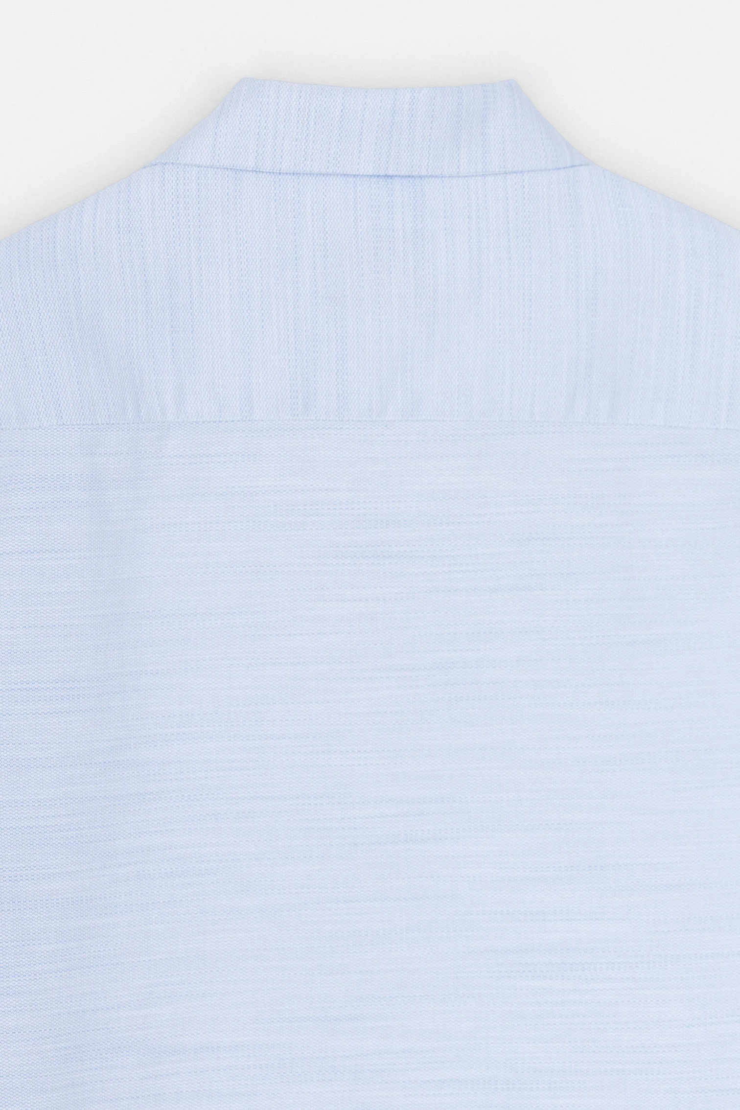 Light Blue patterned Short Sleeves Shirt - Image 4
