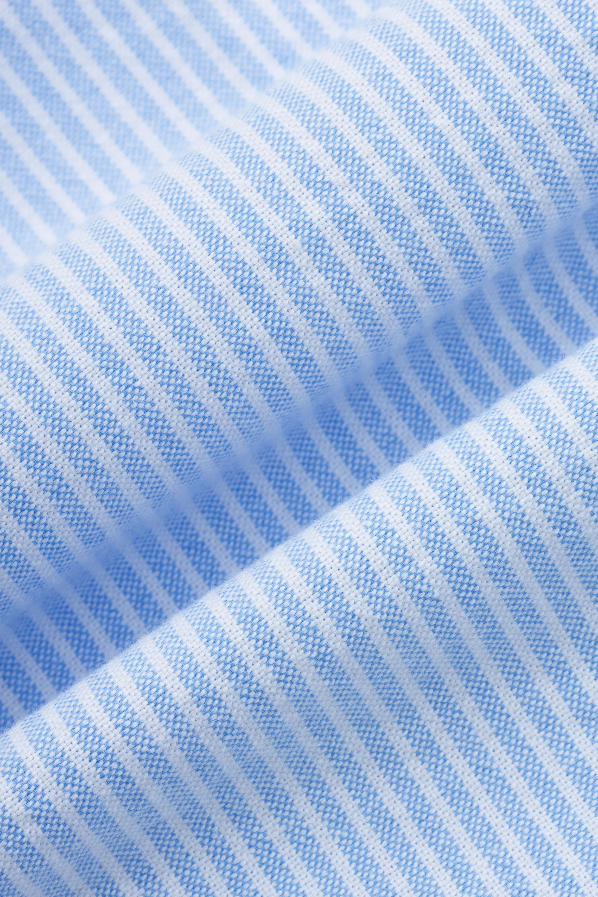 Light Blue Striped Smart Casual Shirt - Image 4