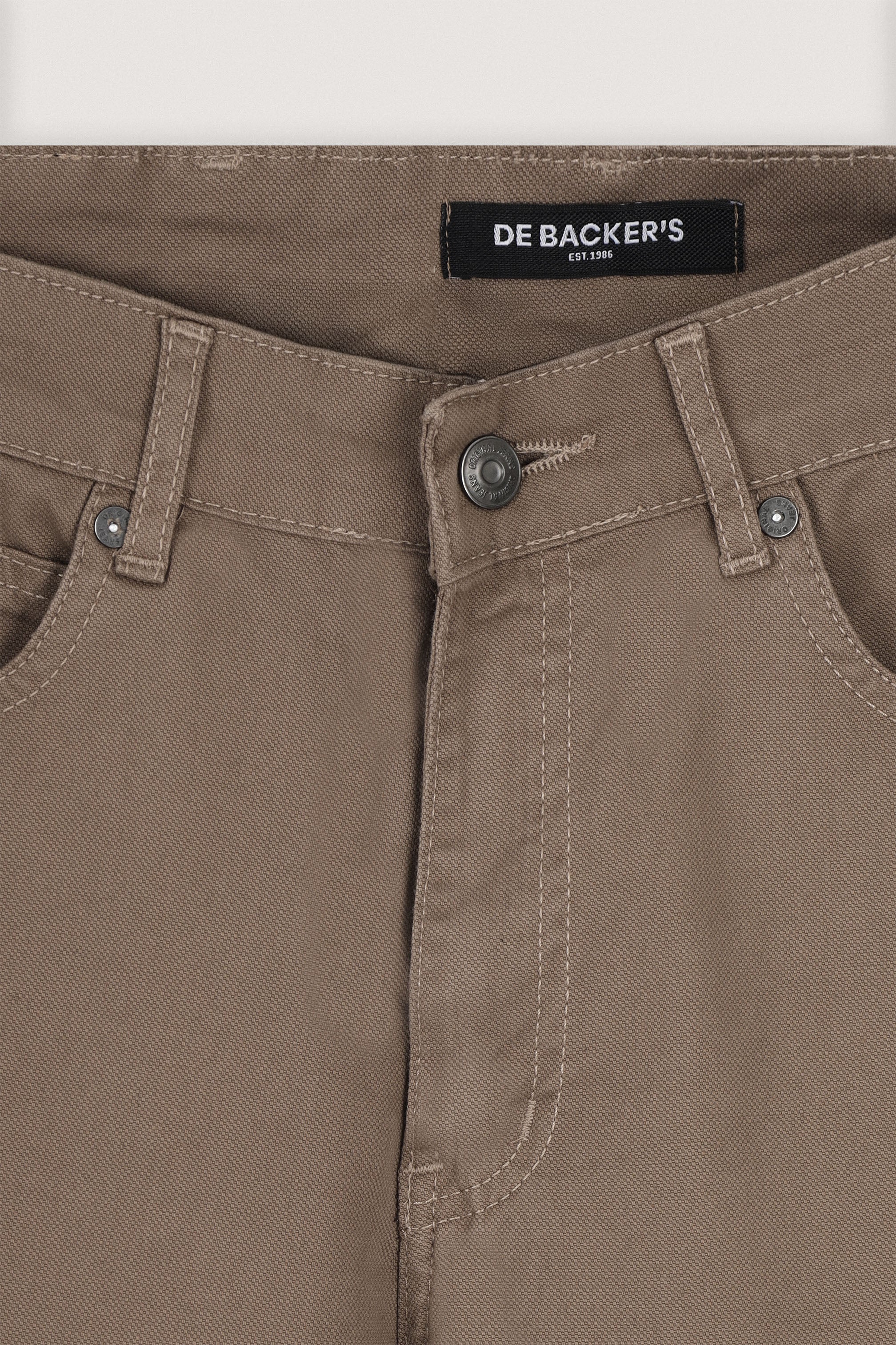Light Brown Gabardine Pant - Image 2