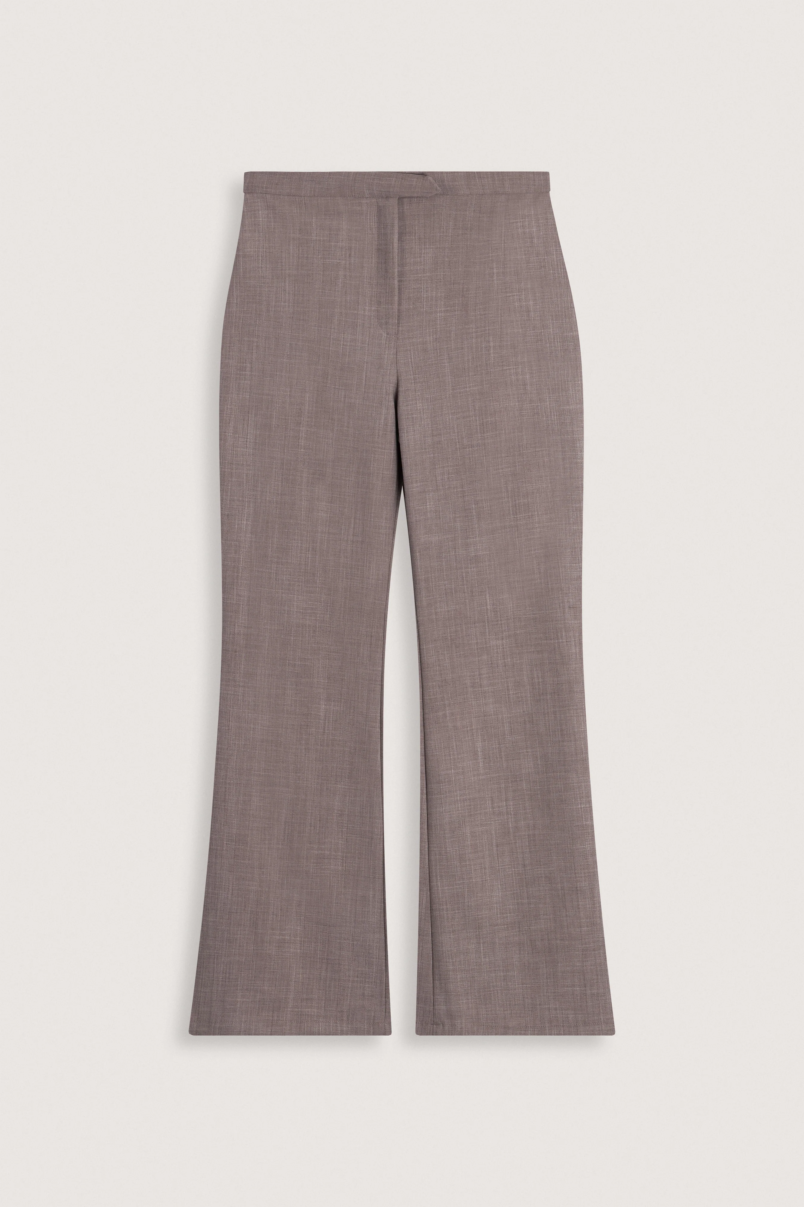 Light Brown Textured Classic Women's Suit - Image 6