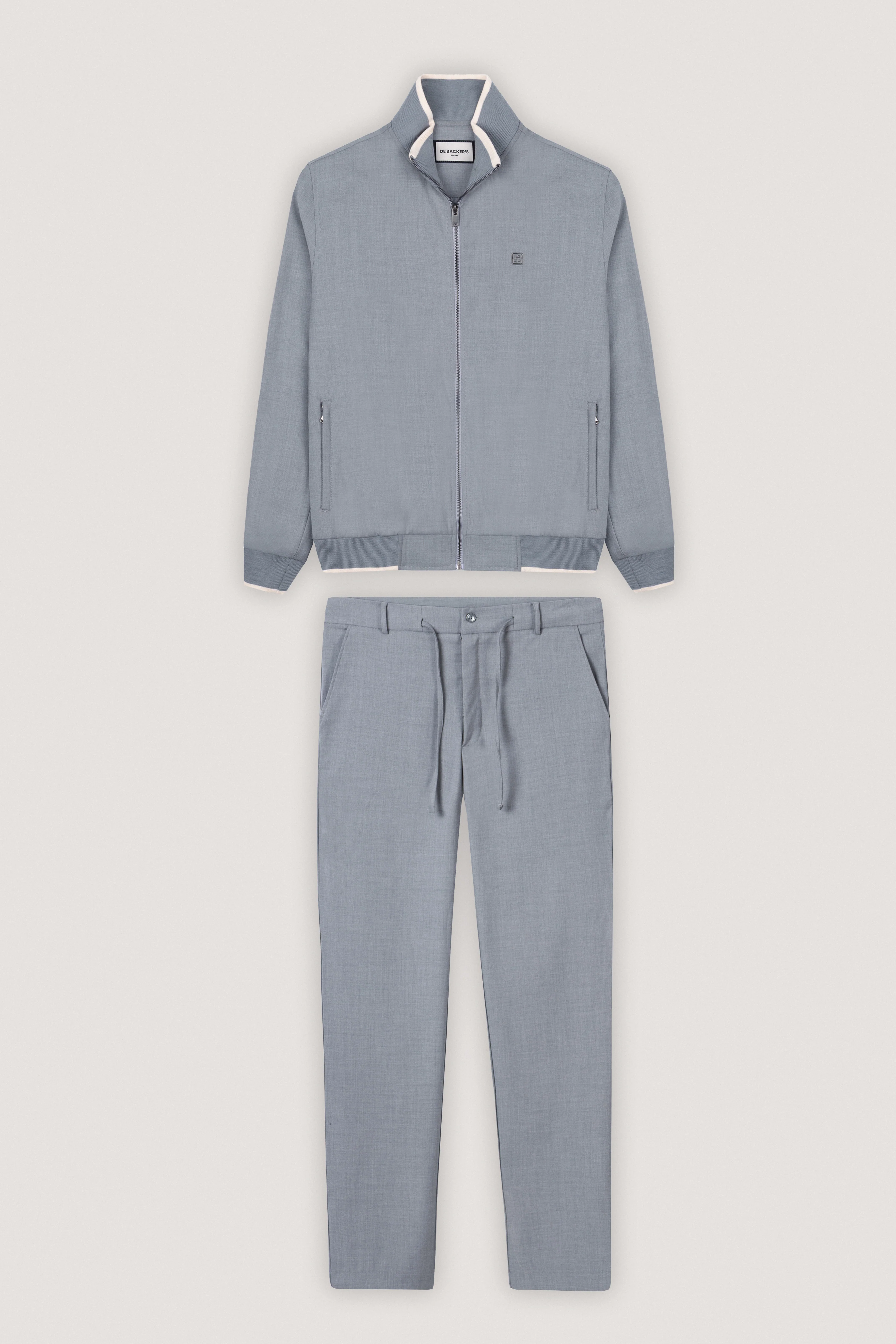 Light Gray Men's Casual Set