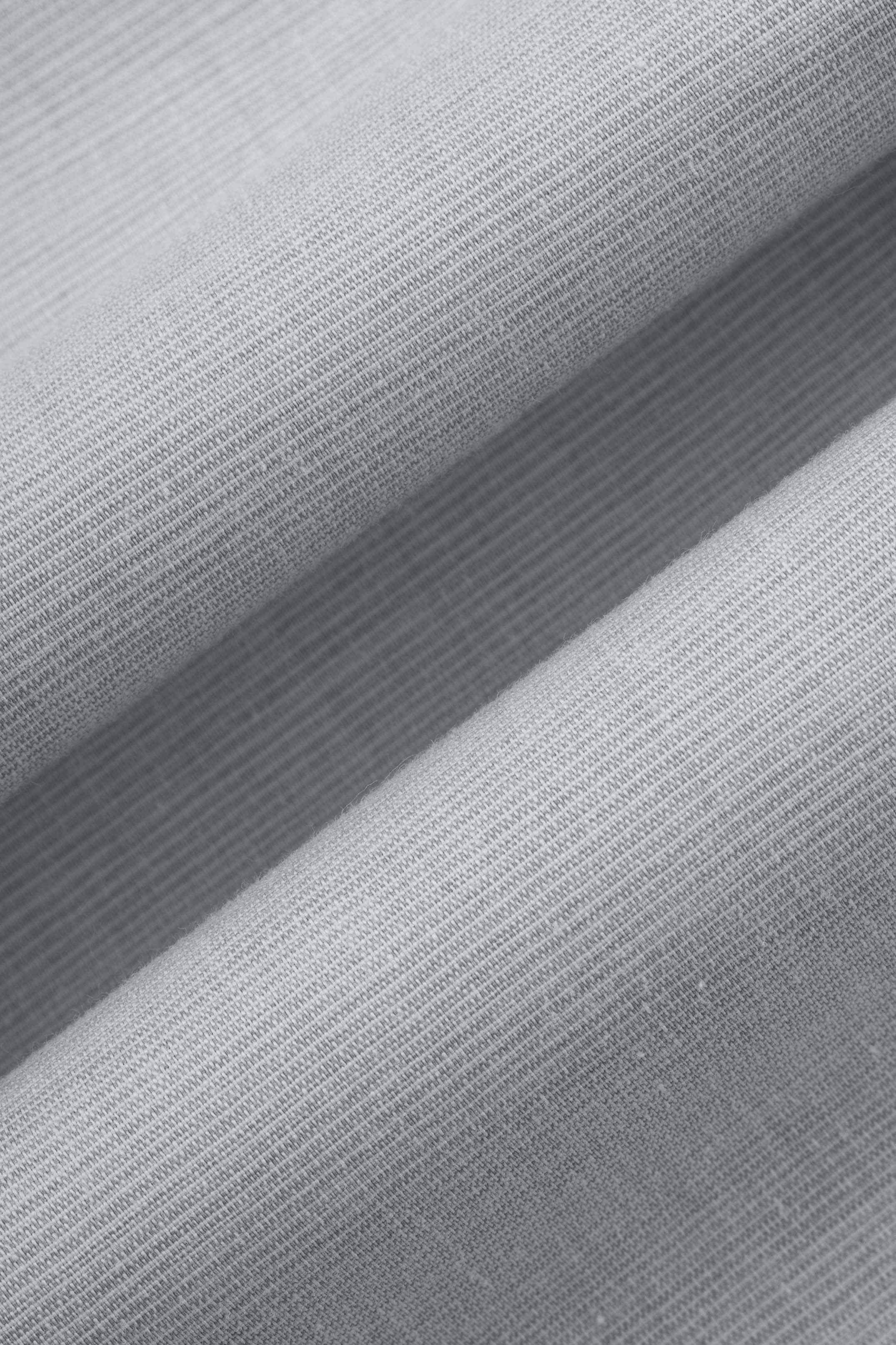 Light Gray Patterned Short Sleeves Shirt - Image 4