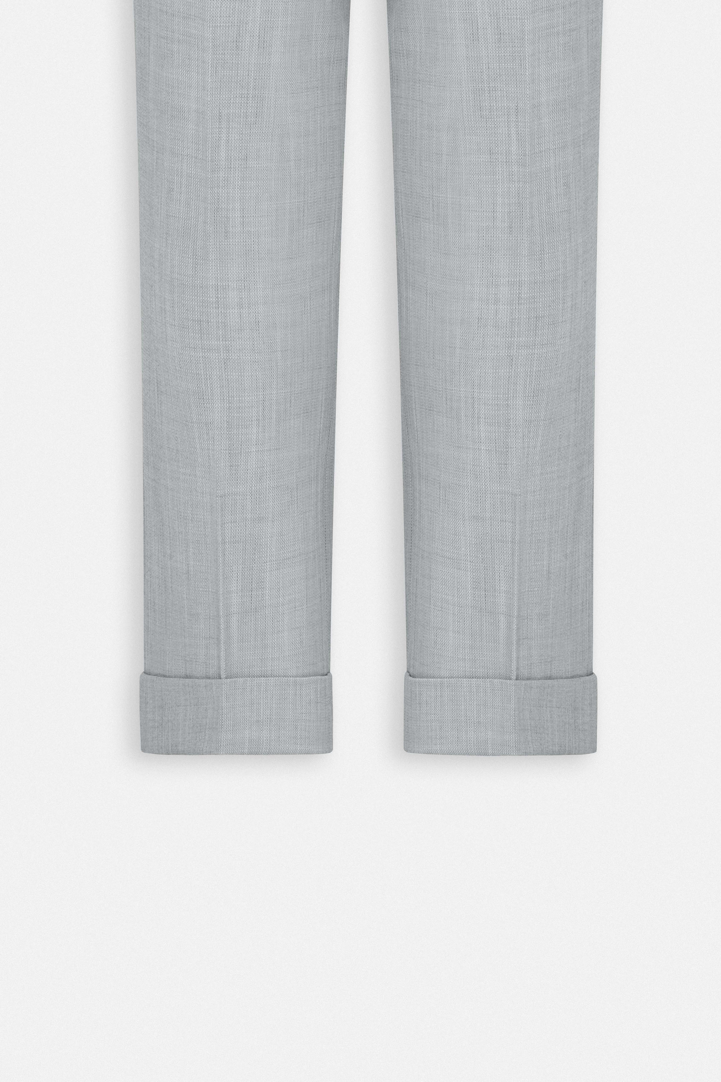 Light Gray Smart Casual Pants - Image 7