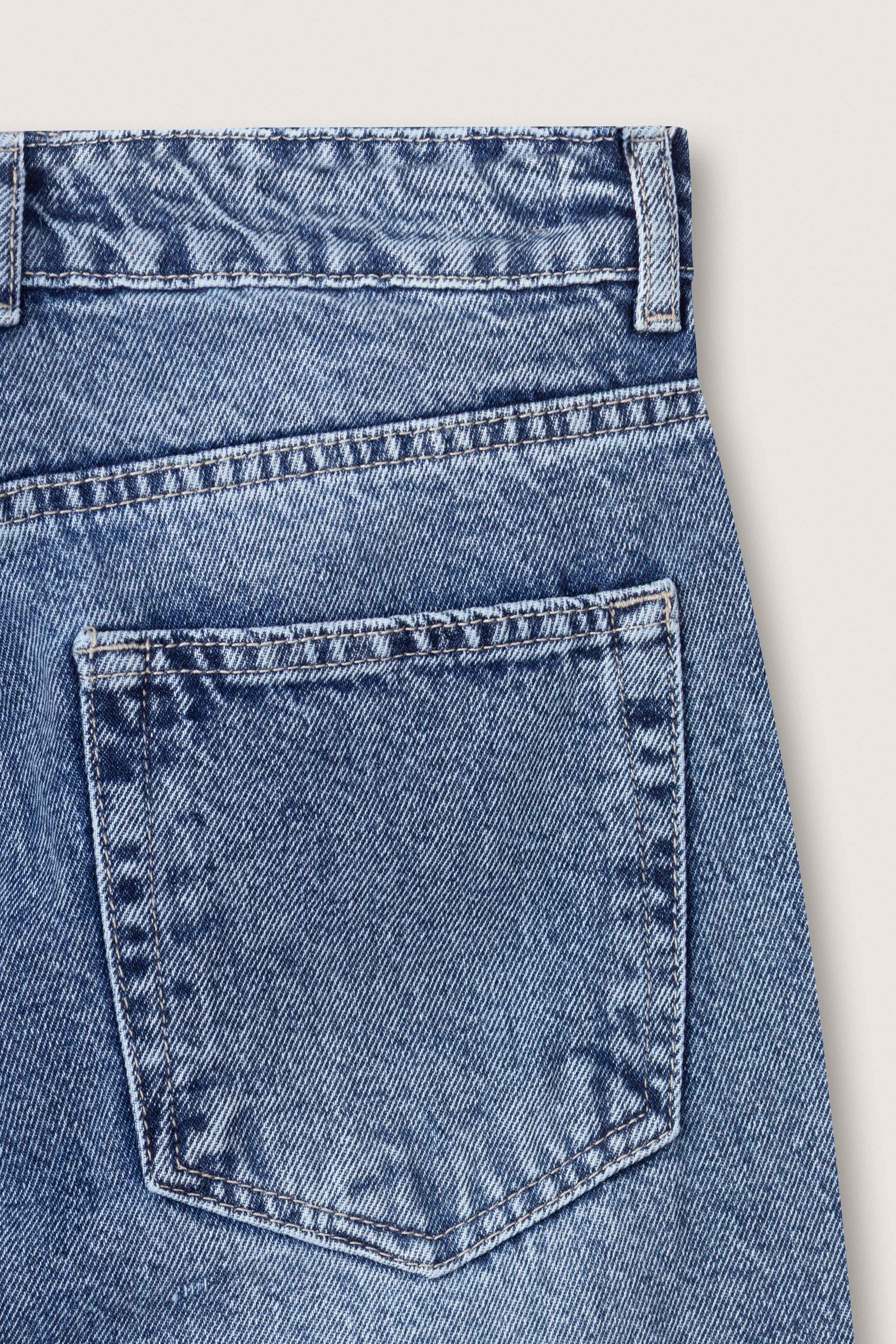 Medium Blue wash Straight Jeans - Image 8
