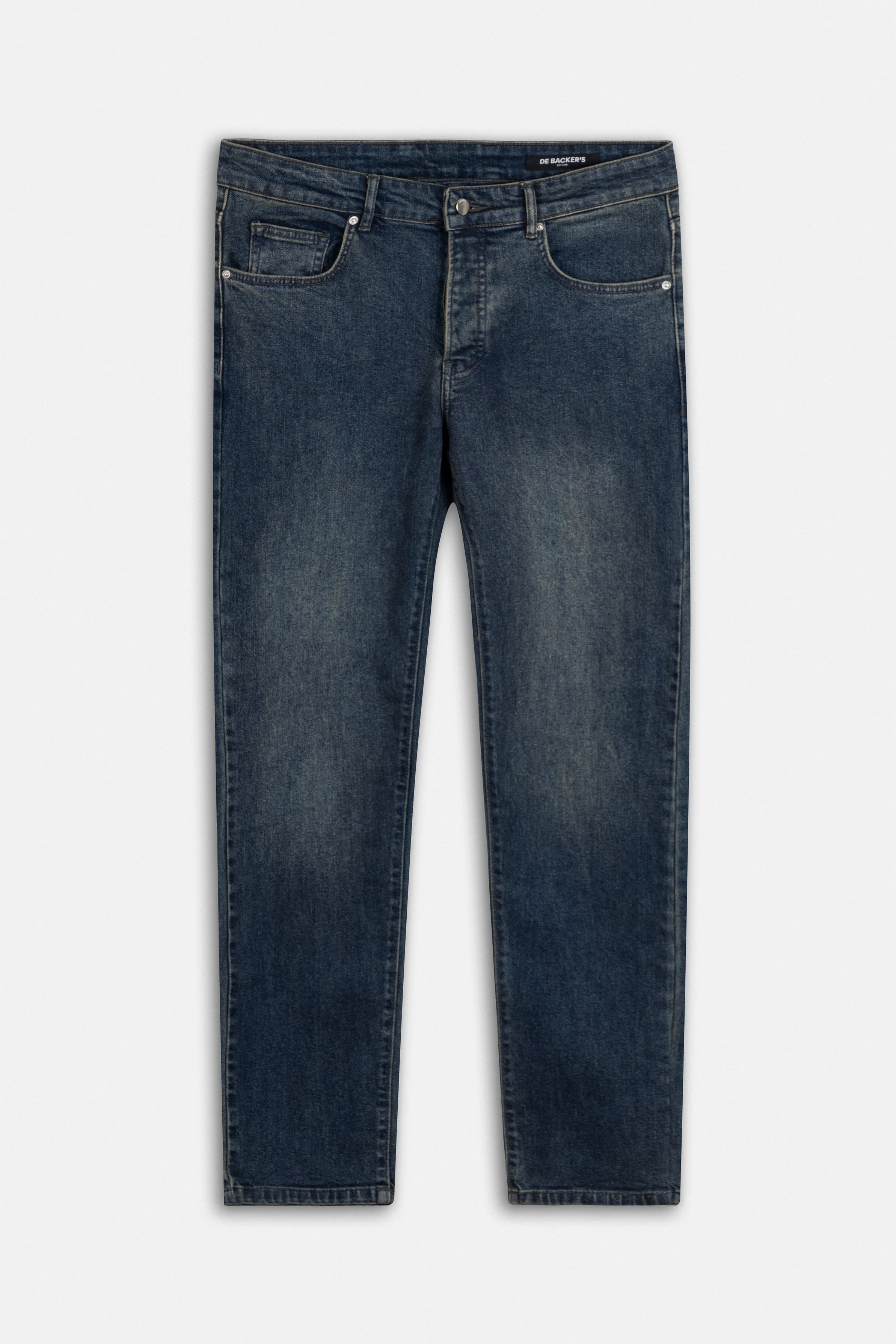 Medium-Wash indigo Blue Jeans