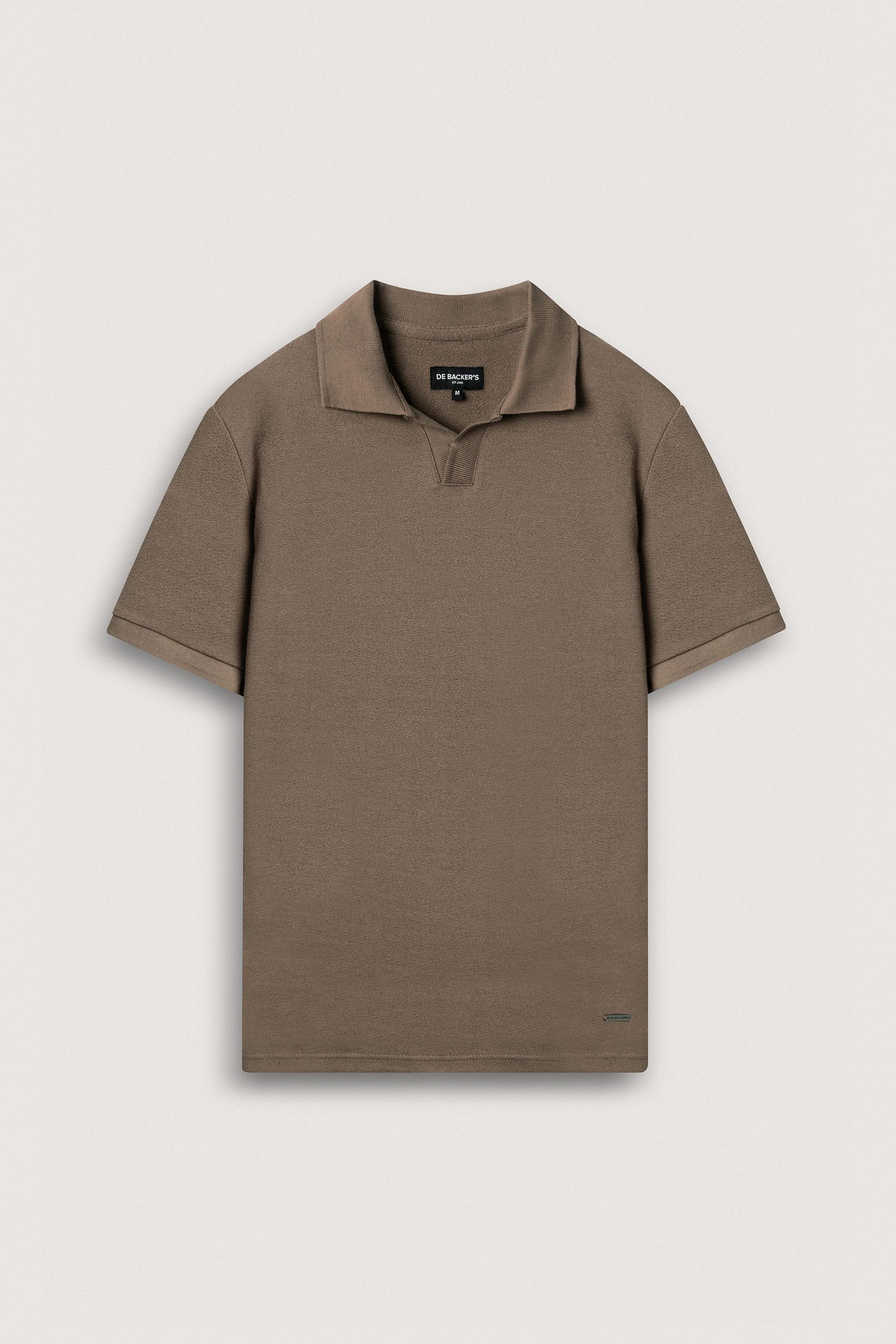 Mocha Jacquard  Polo T-Shirt