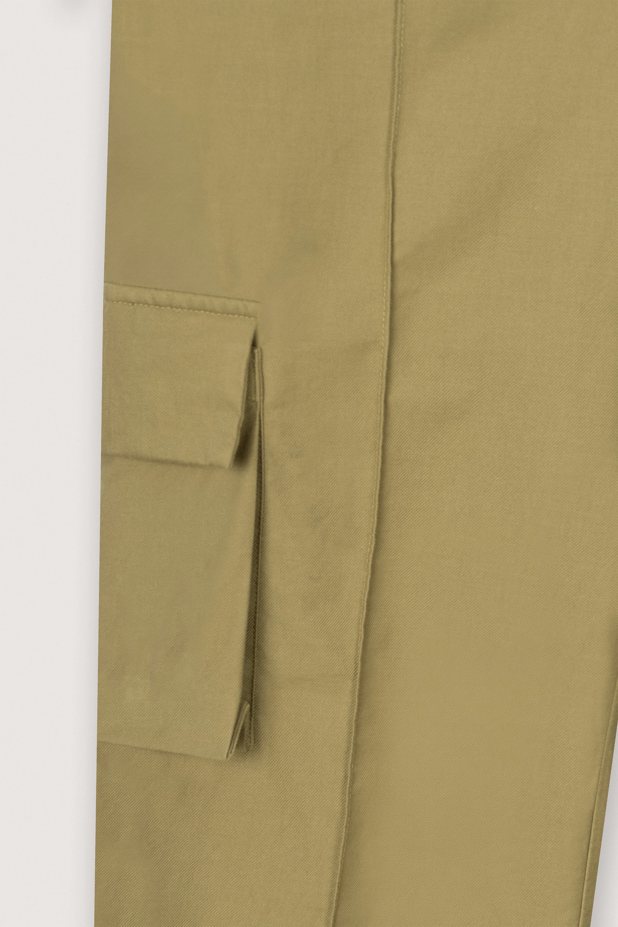 Mustard Gabardine Cargo pants - Image 8