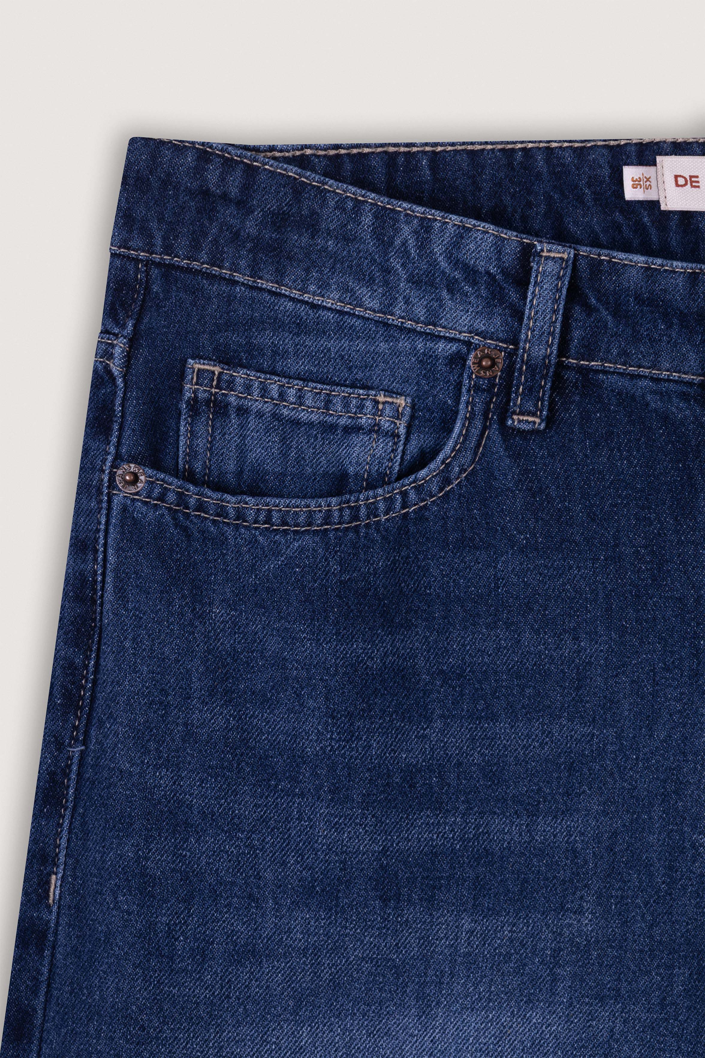 Navy Blue wash Straight Jeans - Image 3