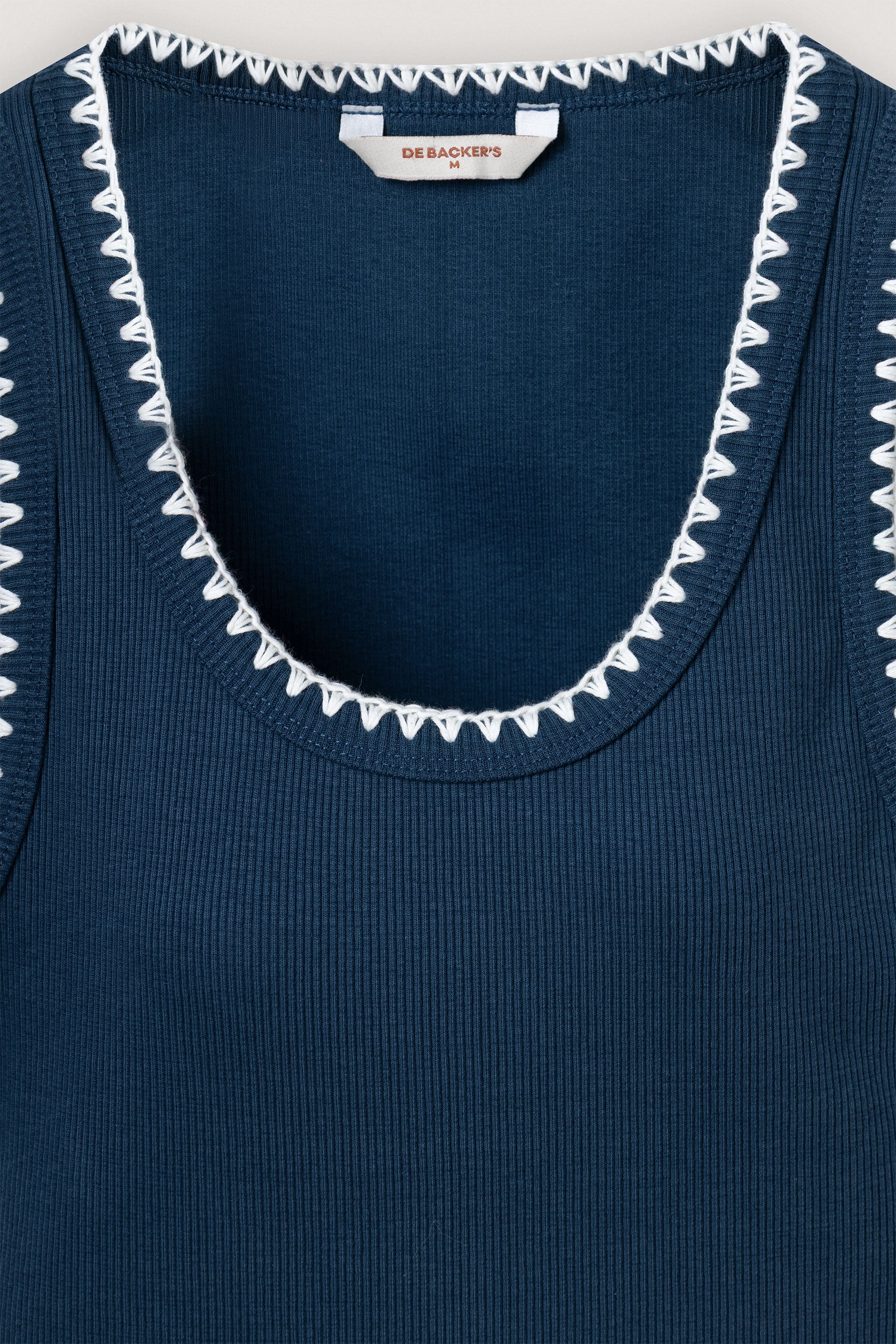 Navy Ripped Tank top - Image 3