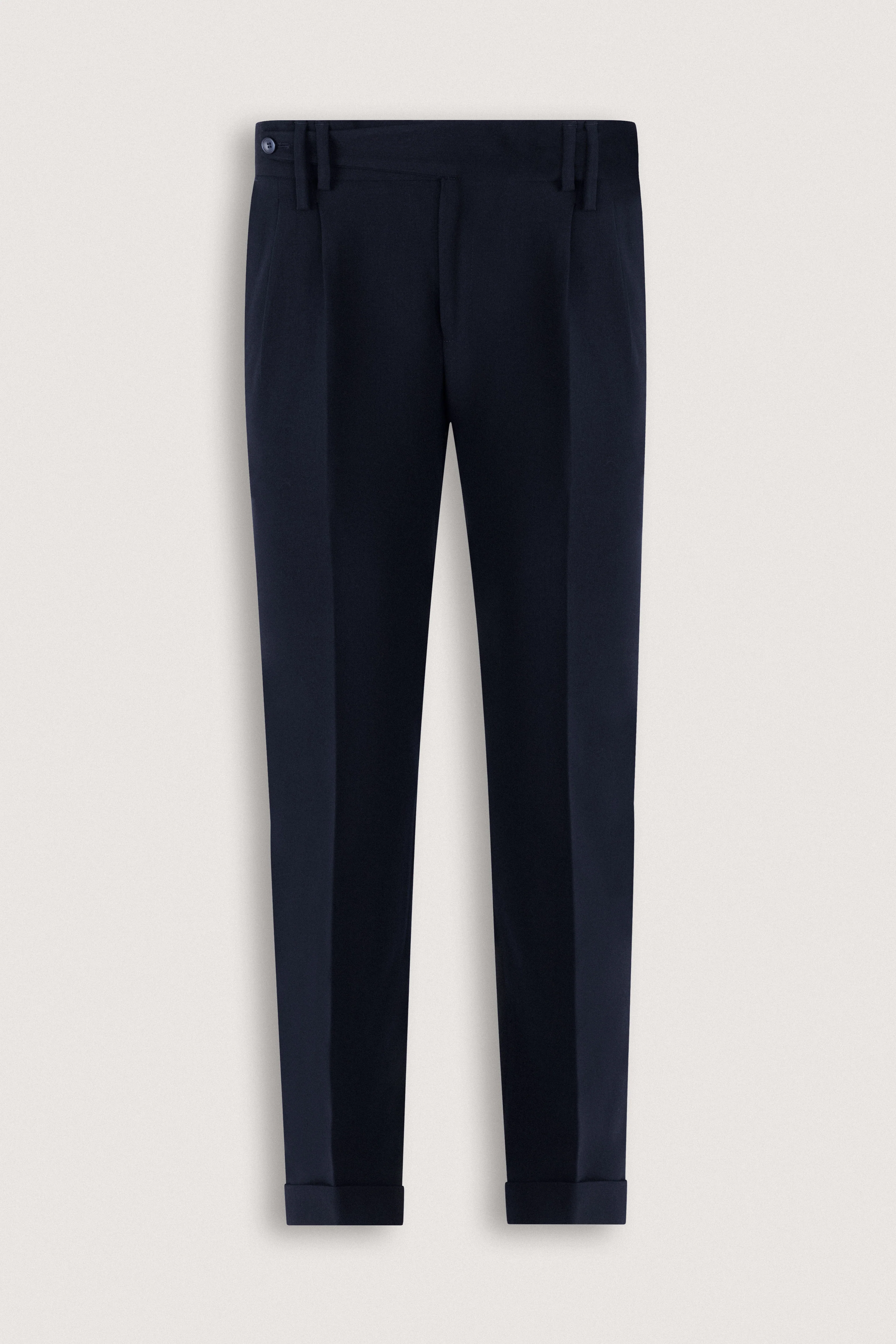 Navy Smart Italian Casual Pants