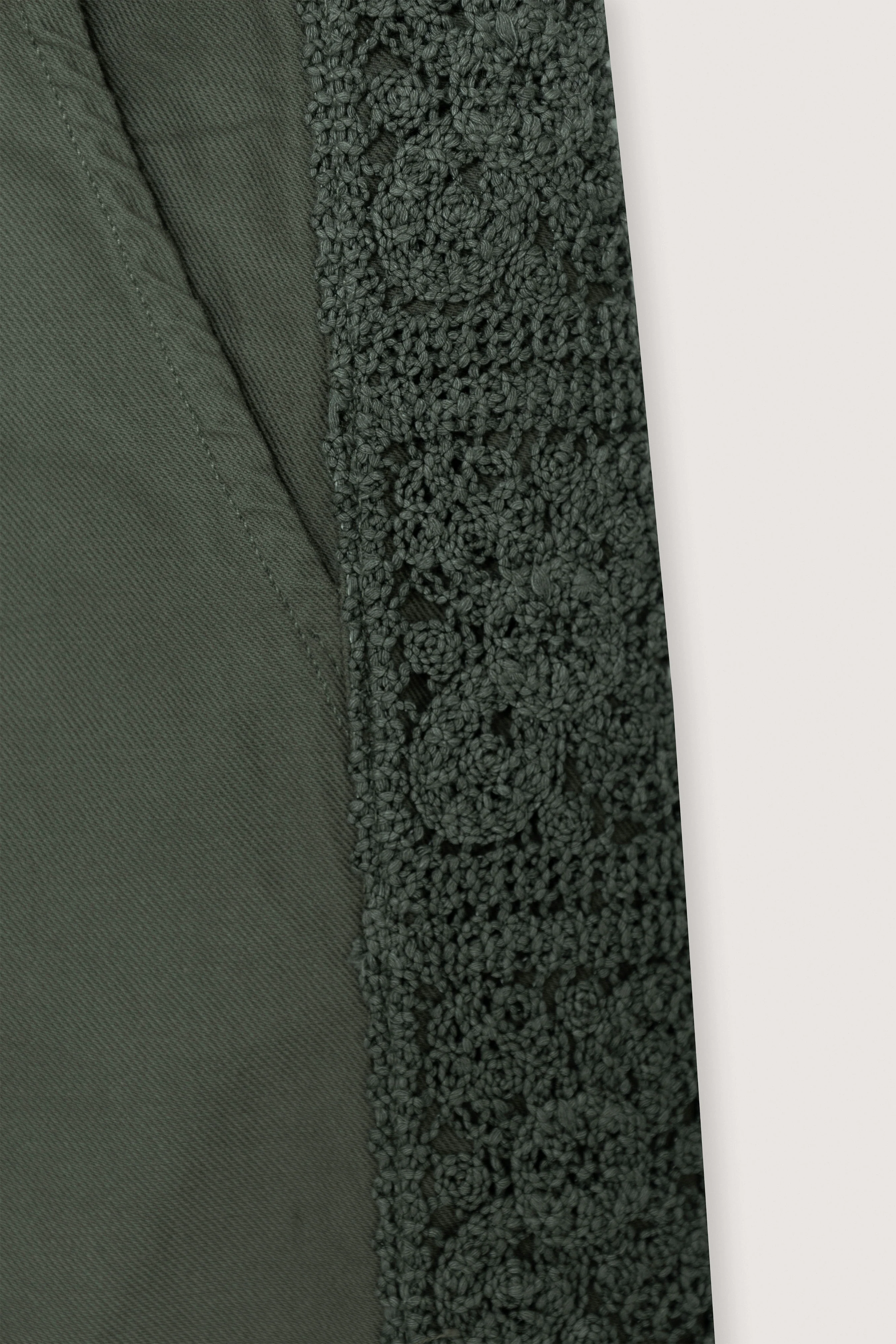 Dark Green Wide-Leg Casual Women's Pants - Image 4