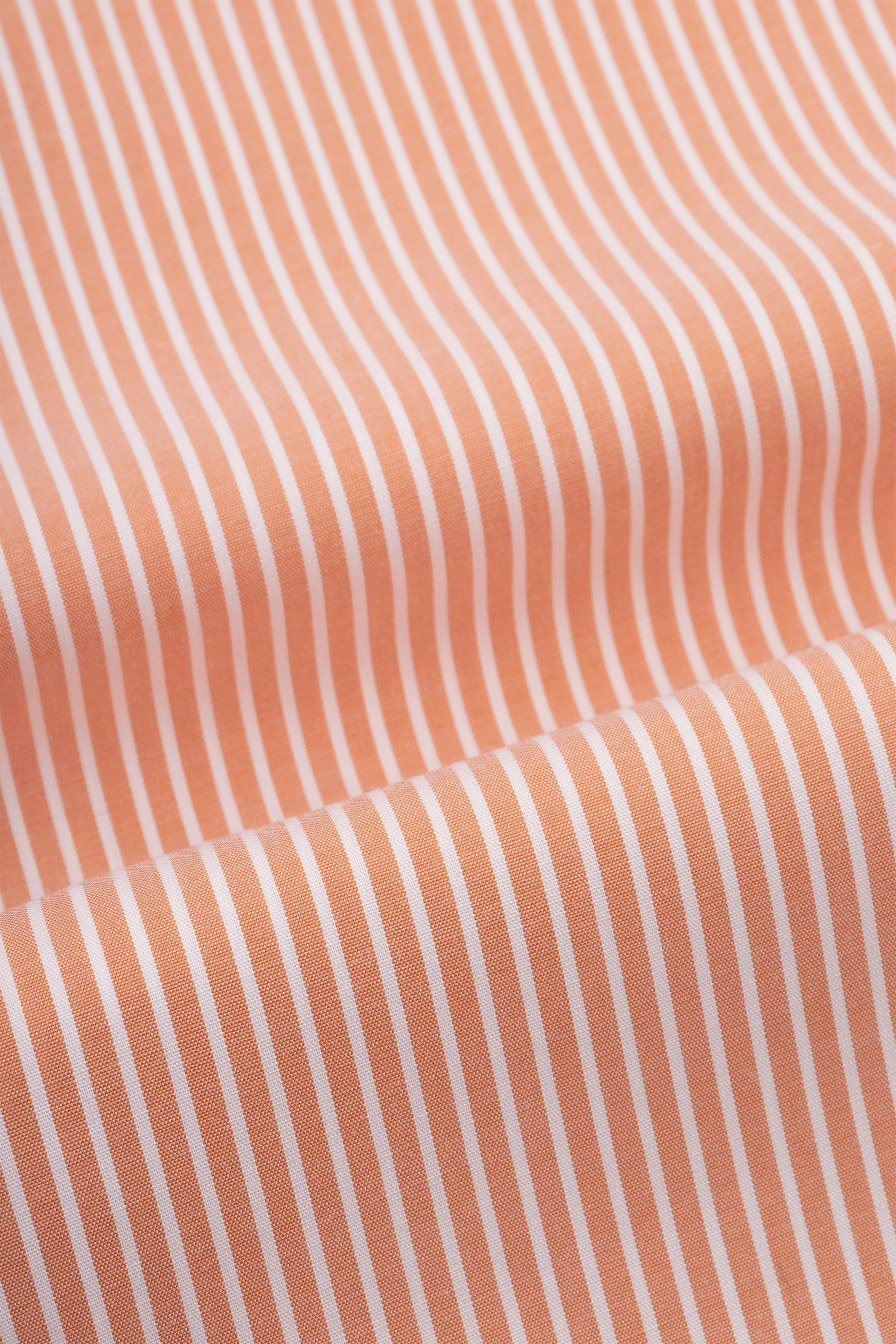 Orange Striped Smart Casual Shirt - Image 4