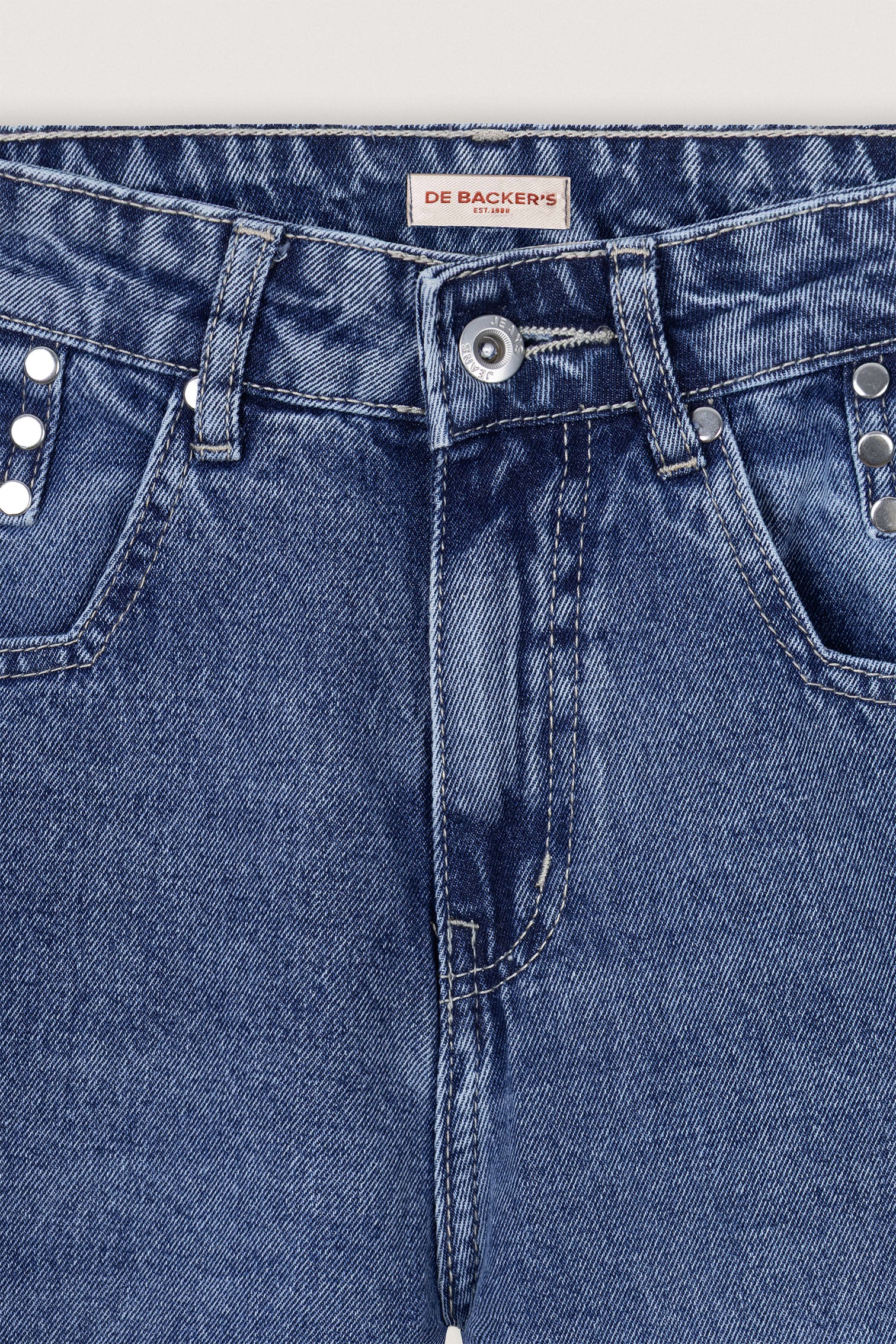 Original Blue Washed wide leg Jeans - Image 2