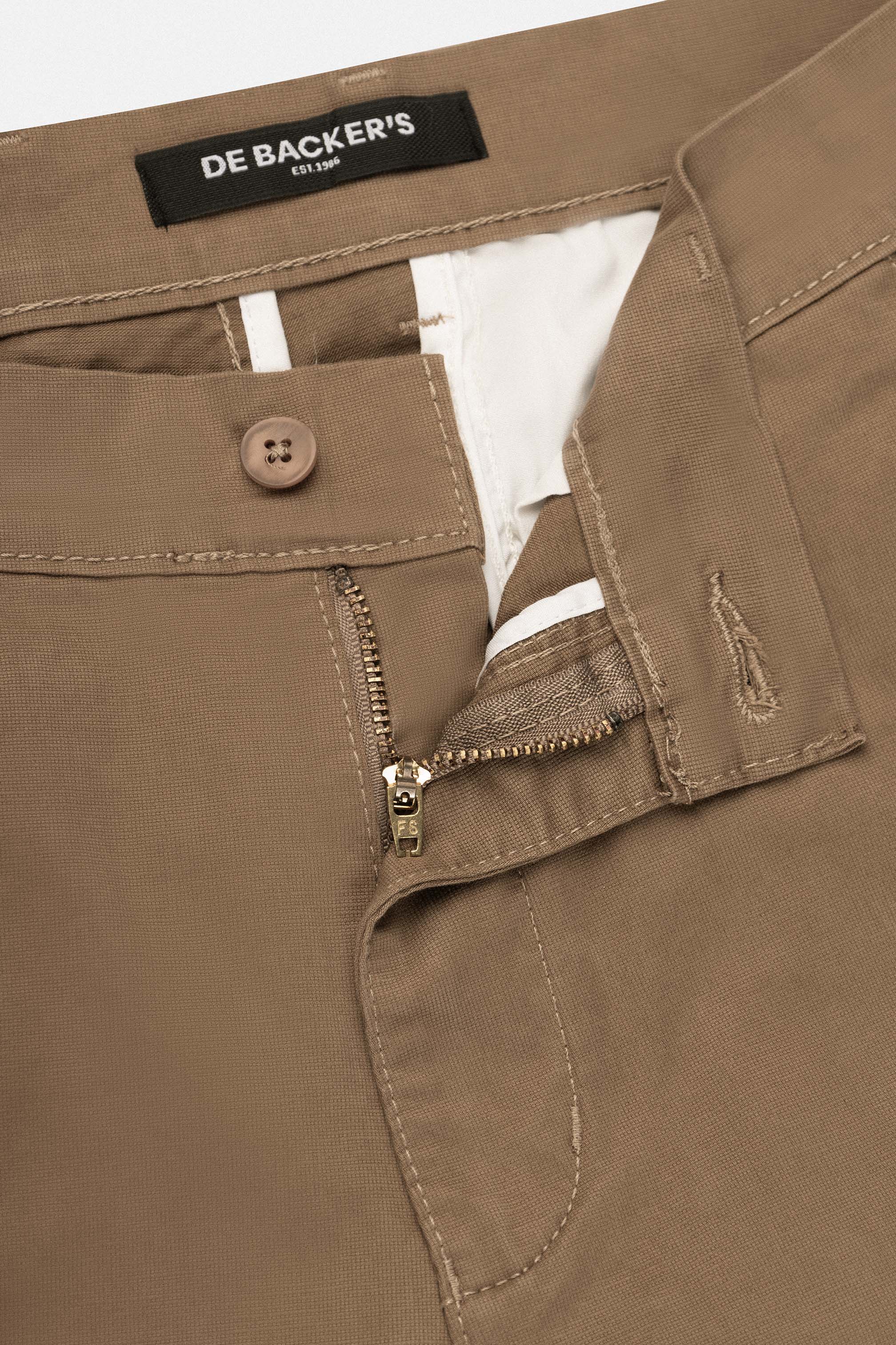 Pastel Brown Chino Gabardine Pant - Image 2