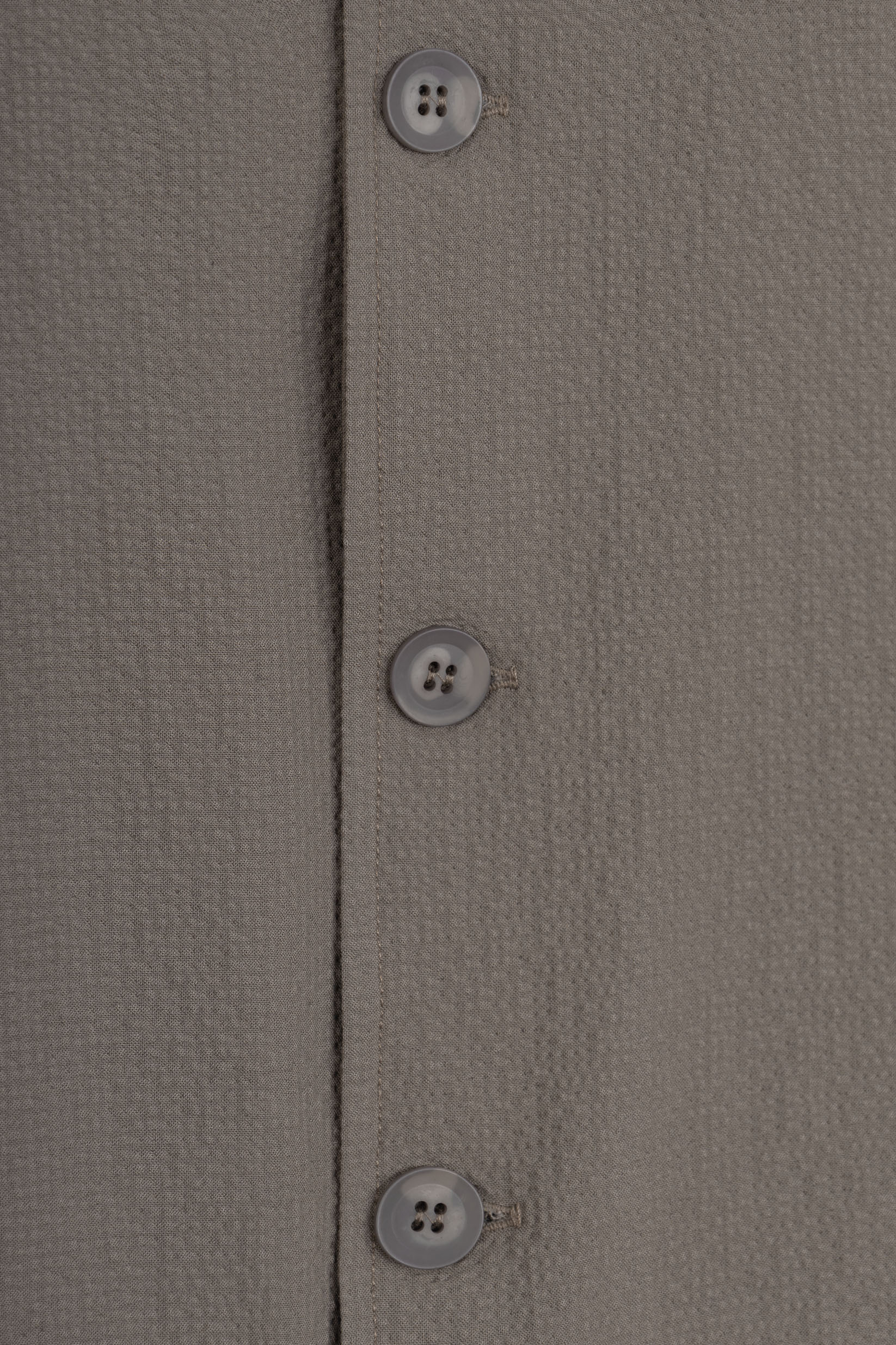 Patterned Camel Button-Up Over-Shirt - Image 3