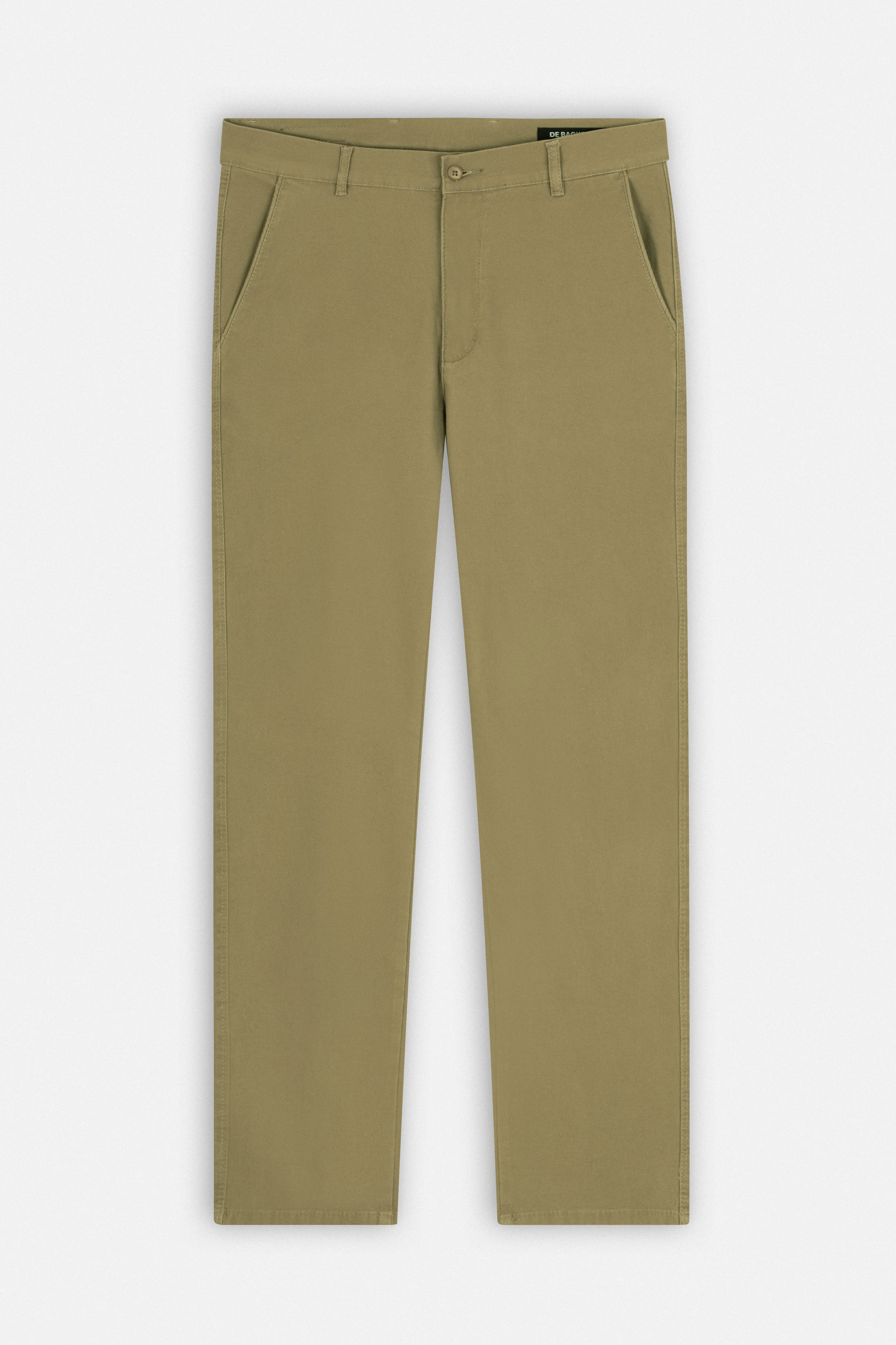 Pique Coffee Gabardine Pant